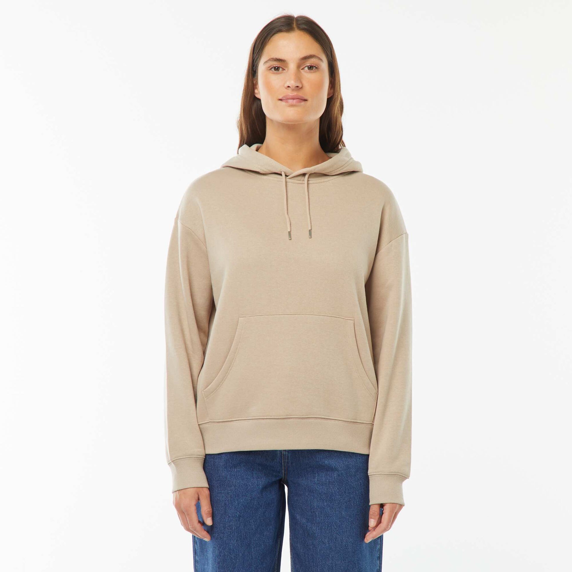 Sweat à capuche molleton 260 Gr BEIGE