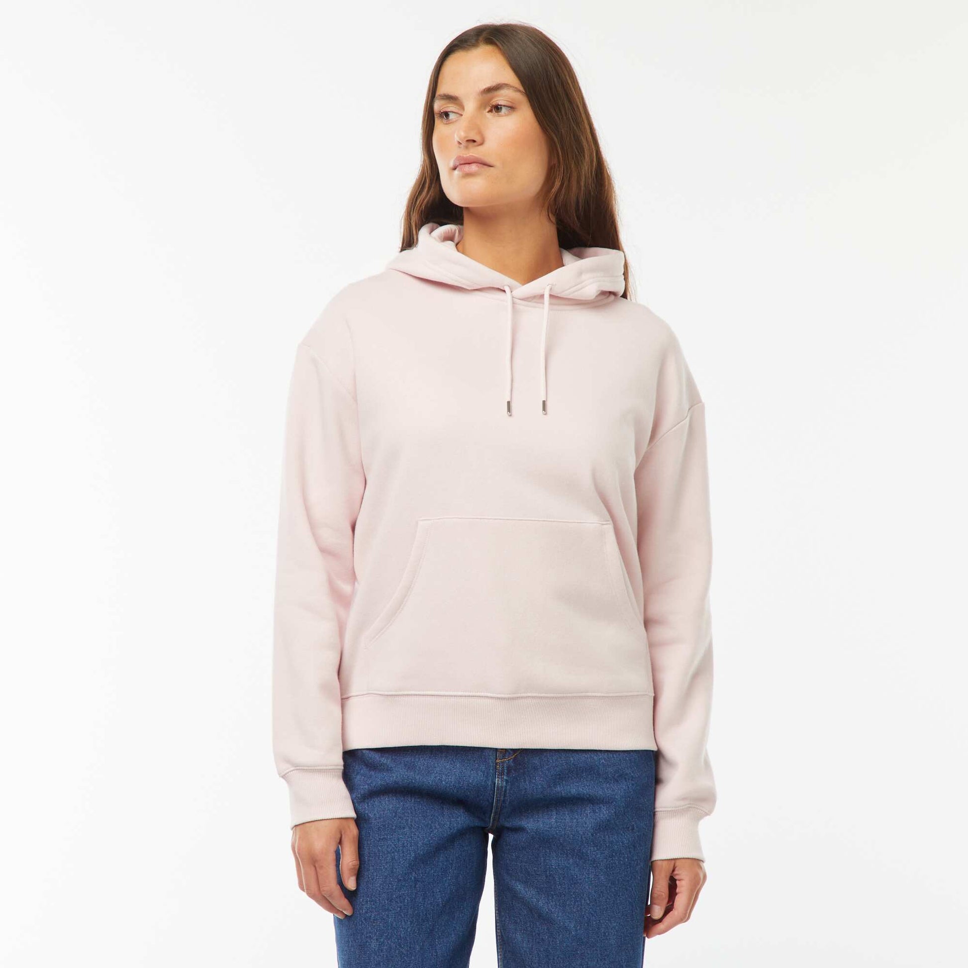 Sweat à capuche molleton 260 Gr ROSE