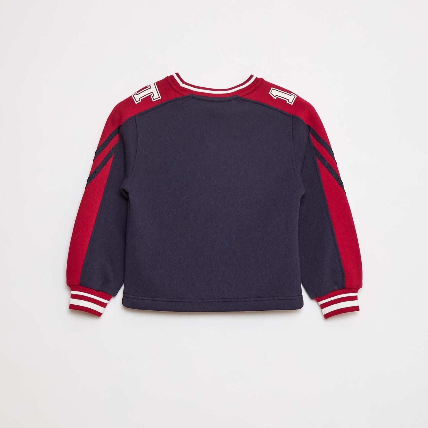 Sweat à motif tricolore BLEU