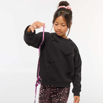 Sweat polaire fantaisie NOIR