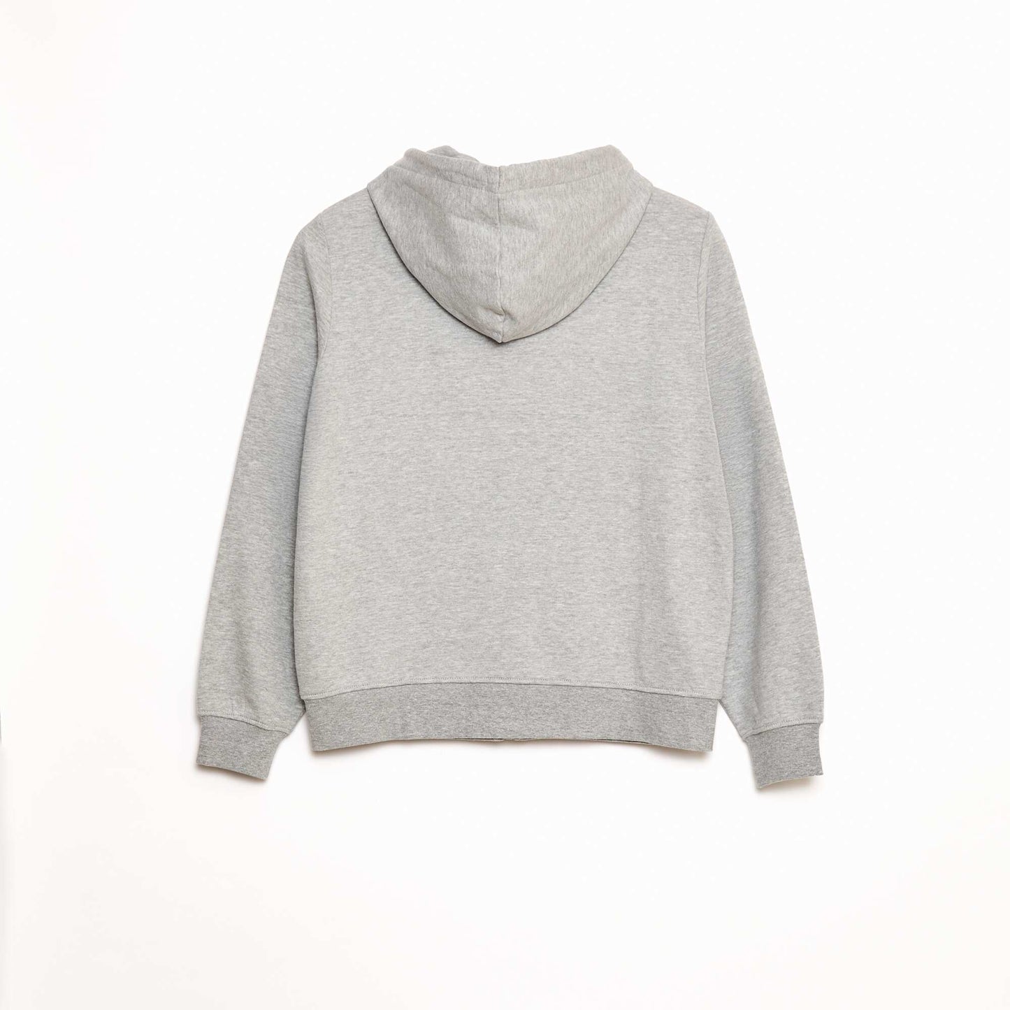 Sweat zippé capuche molleton 260 Gr GRIS