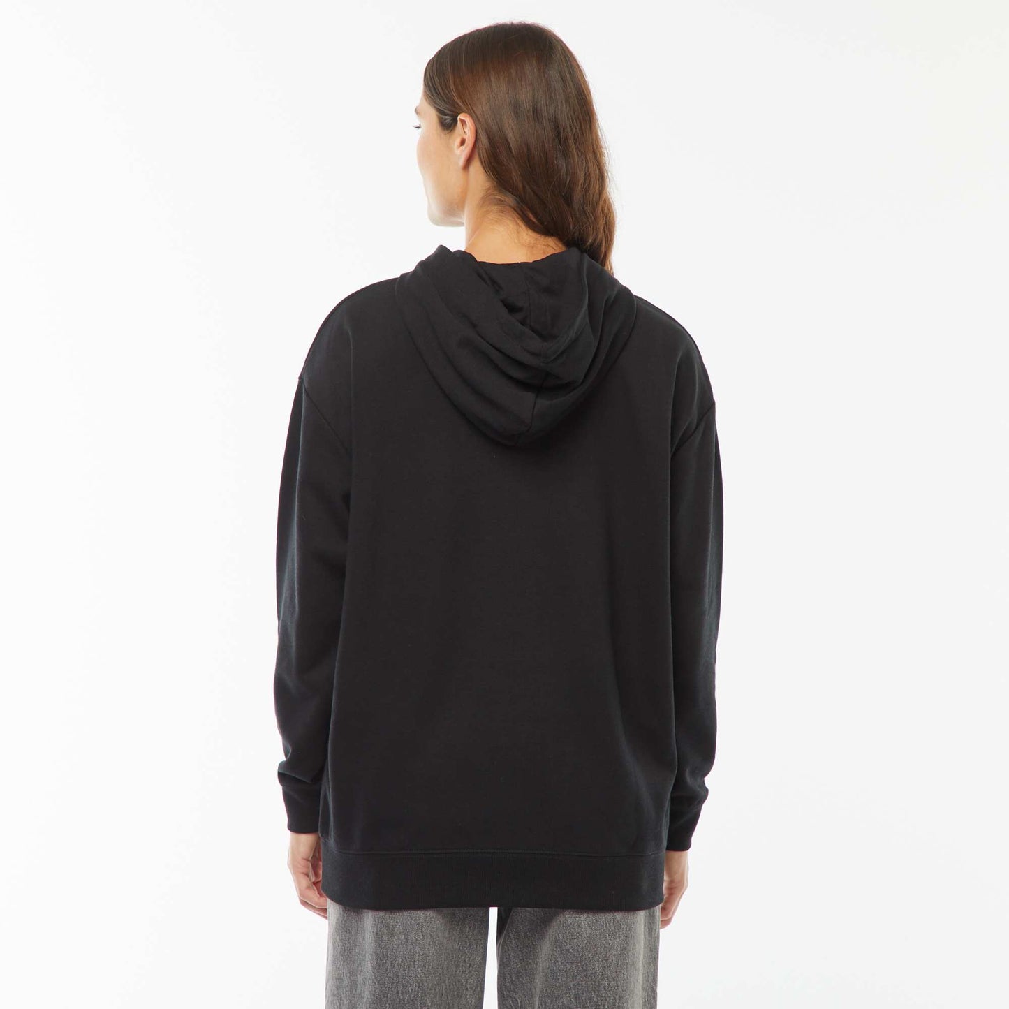 Sweat capuche molleton 320 Gr NOIR