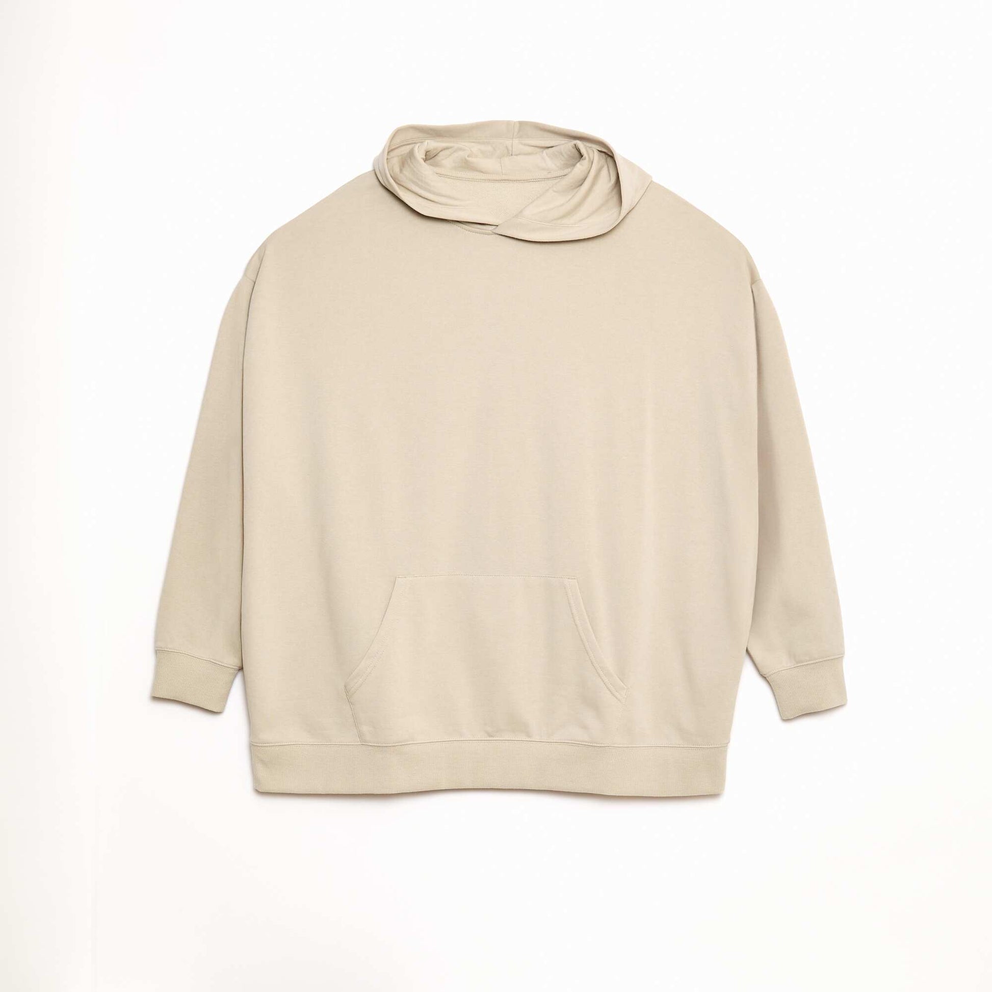 Sweat capuche molleton 320 Gr BEIGE