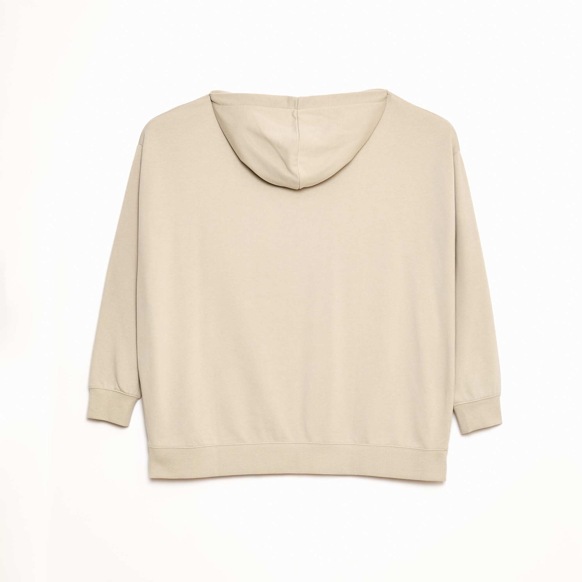 Sweat capuche molleton 320 Gr BEIGE