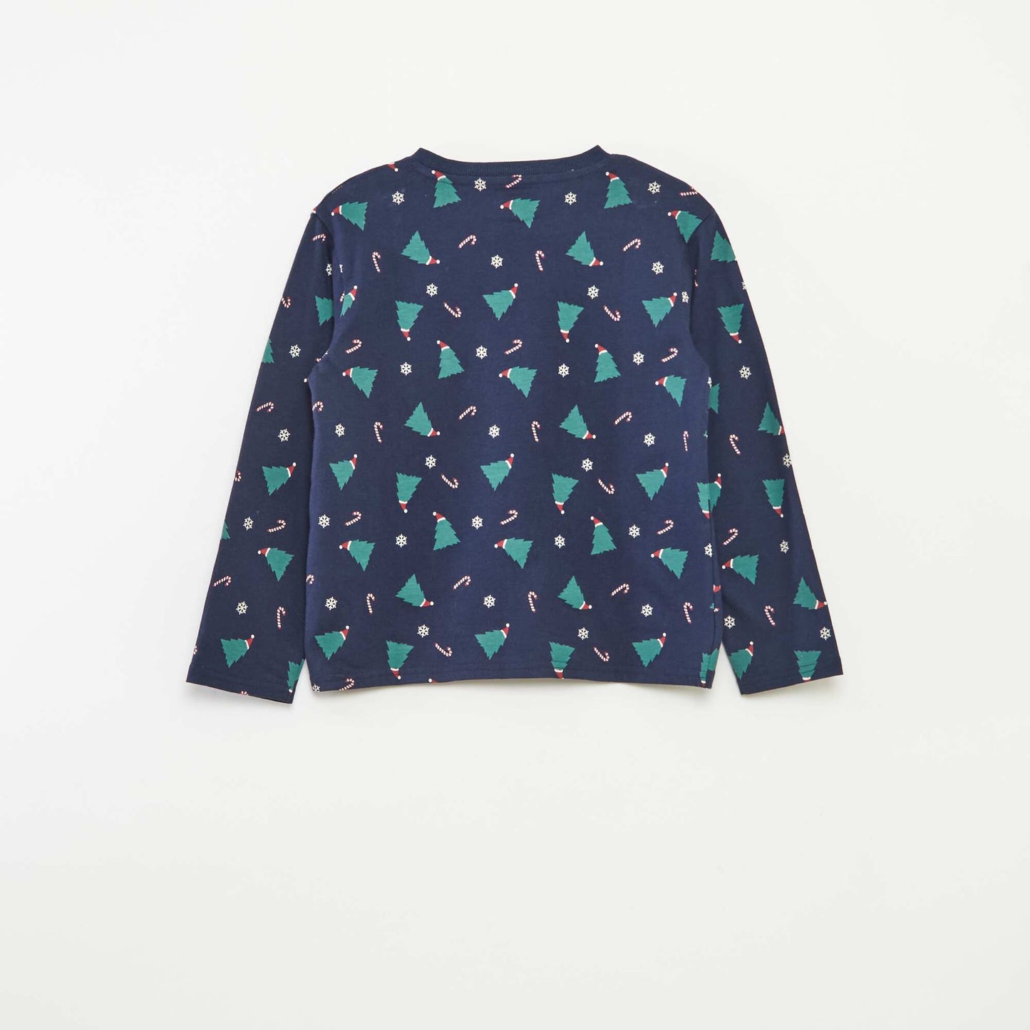 T-shirt de Noël à manches longues BLEU