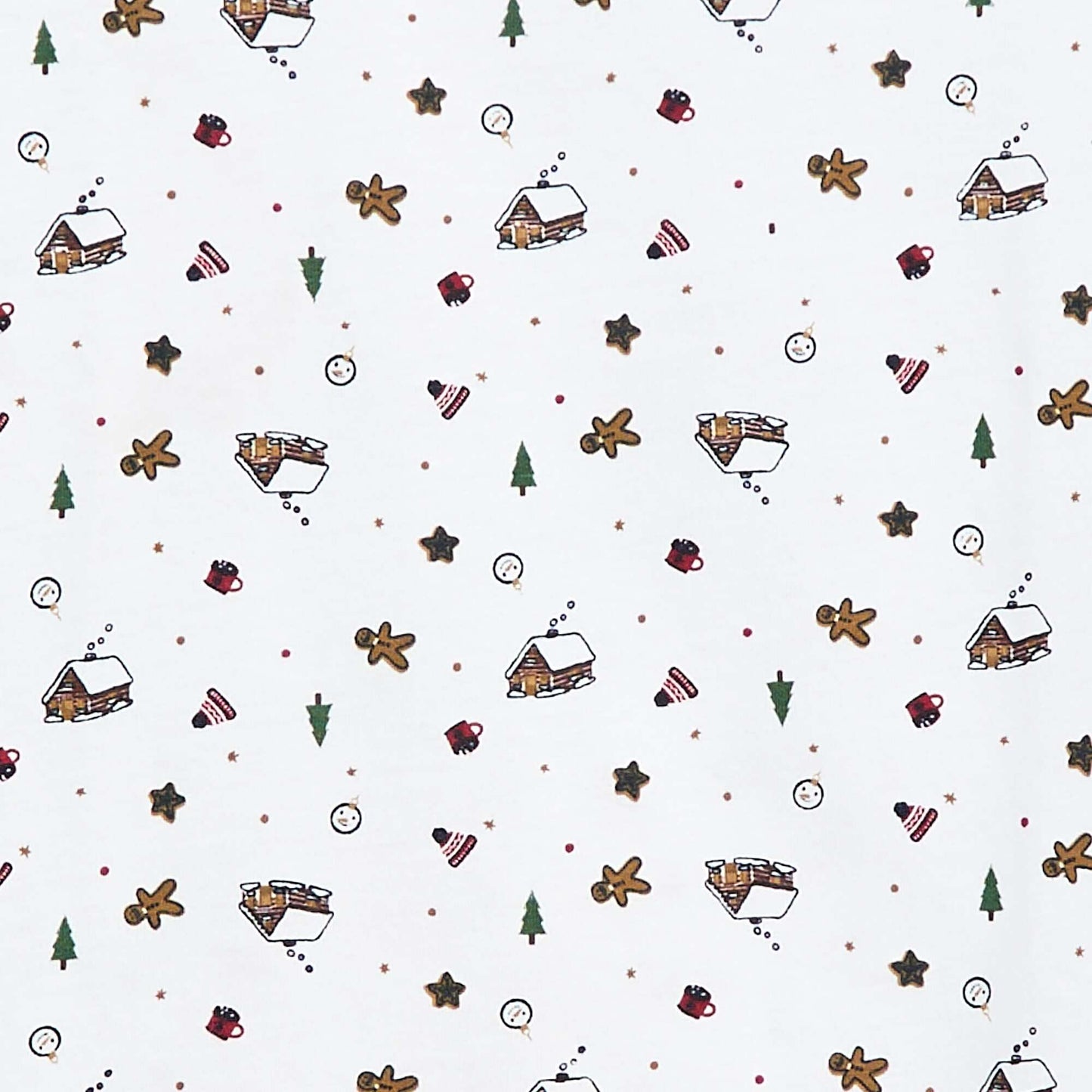 T-shirt de Noël à manches longues BLANC