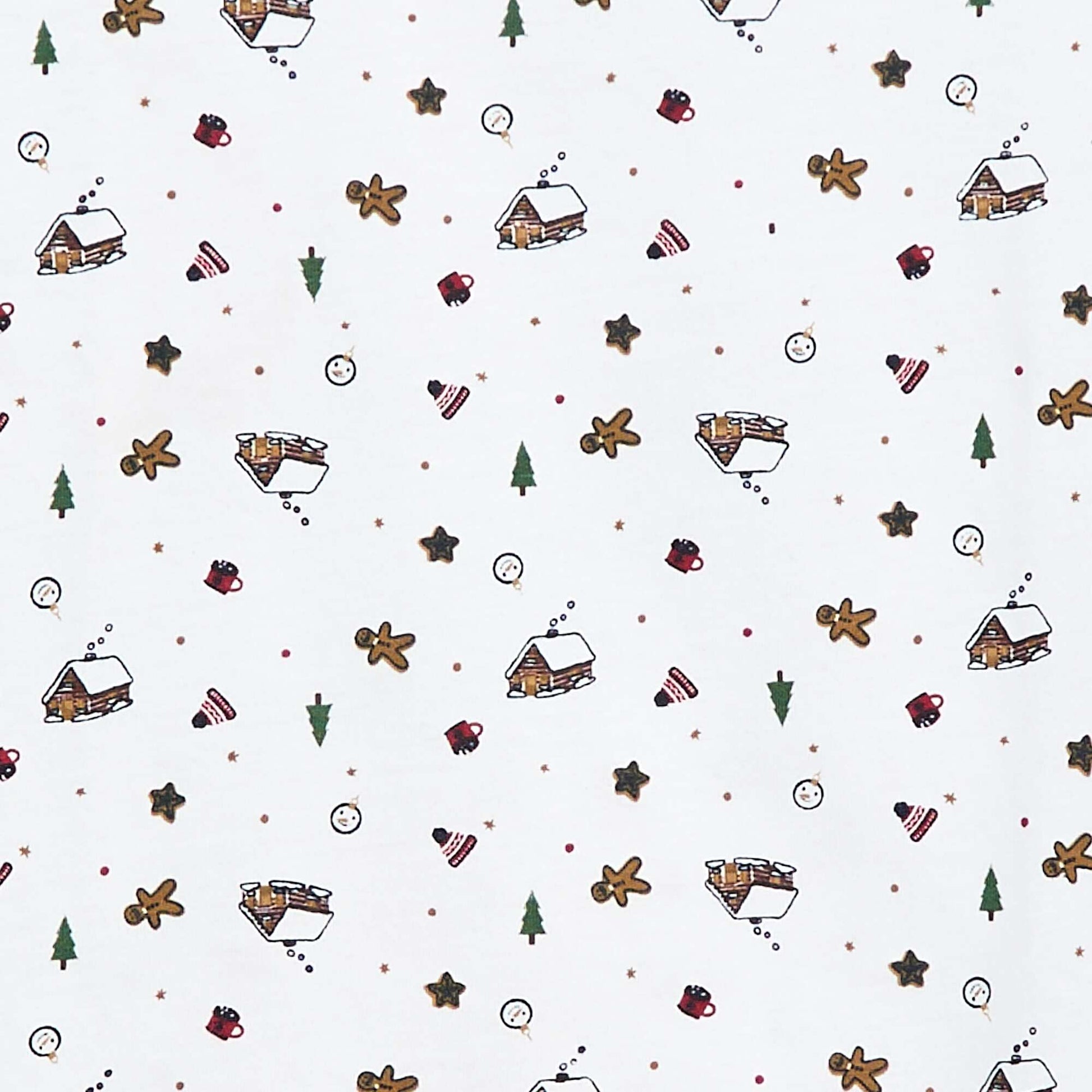T-shirt de Noël à manches longues BLANC