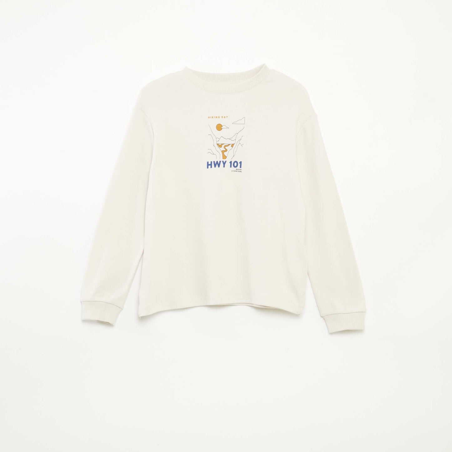 Tee-shirt confort imprimé BLANC