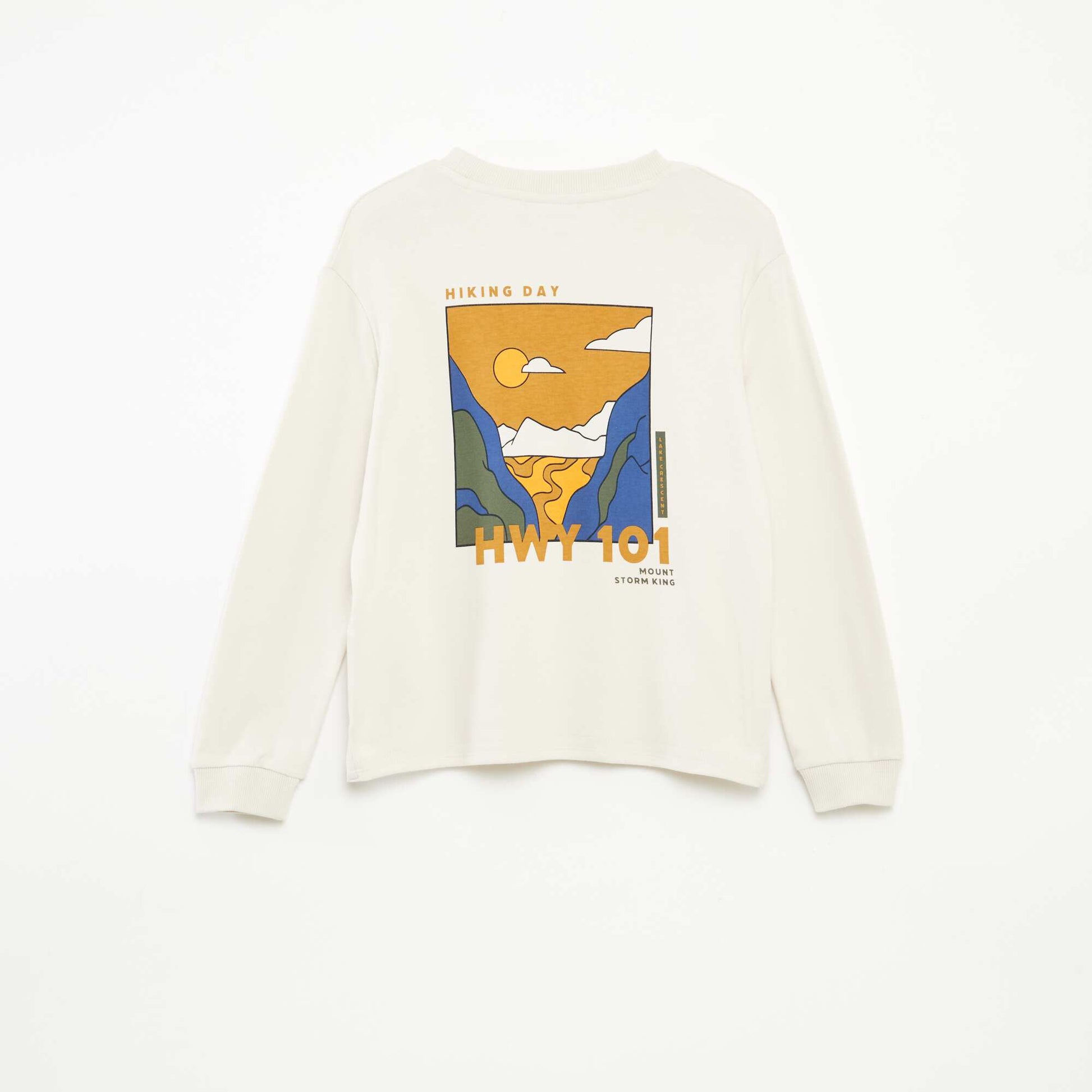 Tee-shirt confort imprimé BLANC