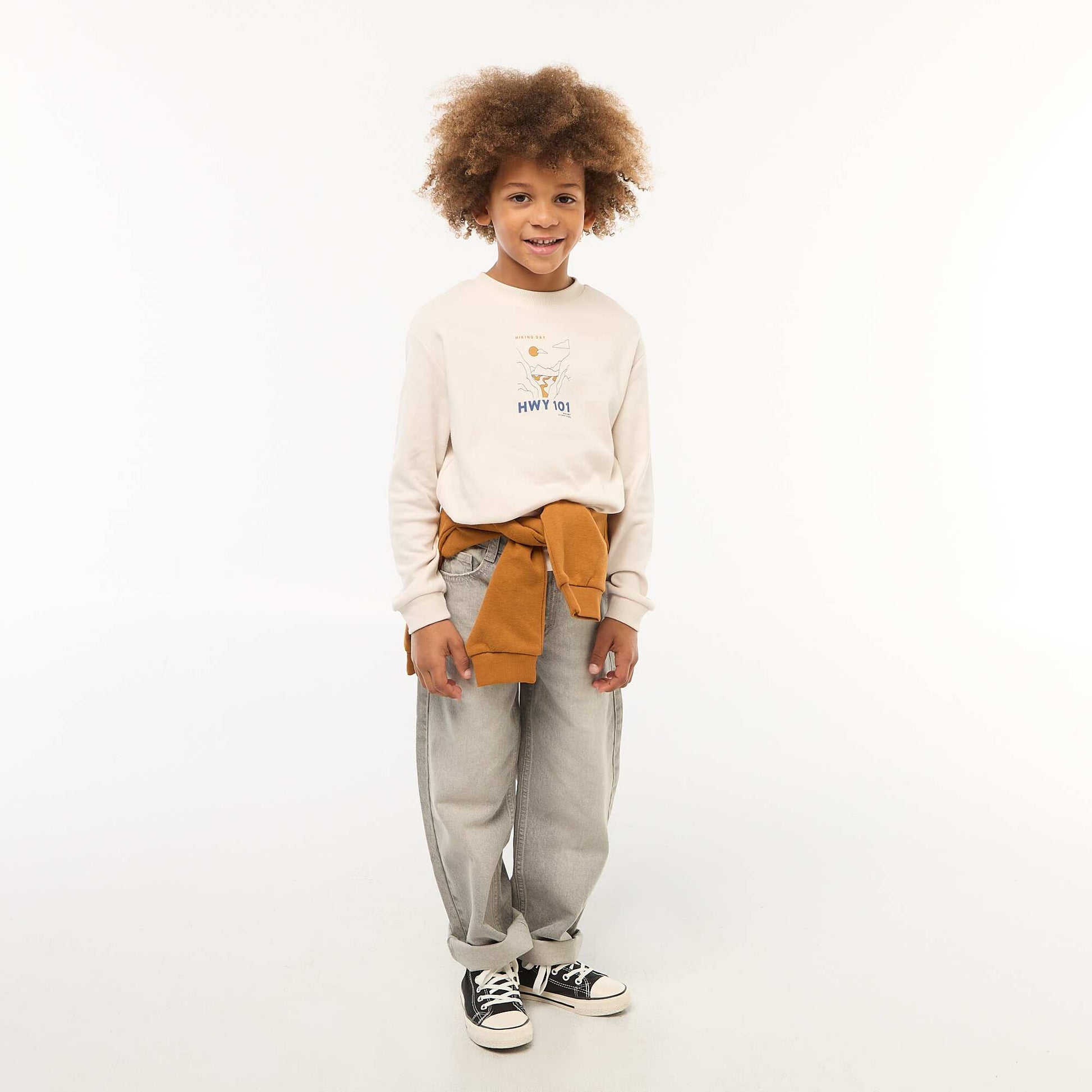 Tee-shirt confort imprimé BLANC