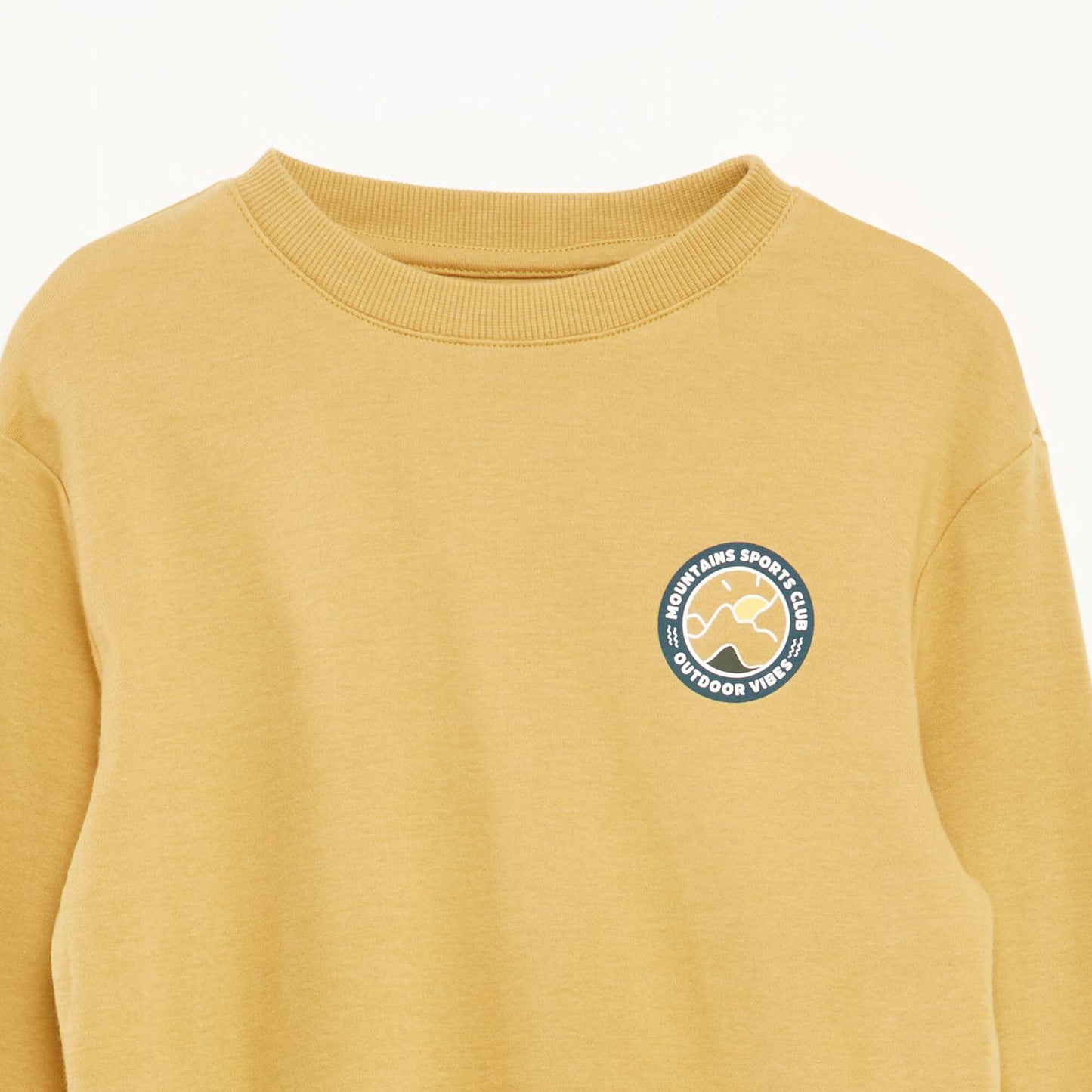 Tee-shirt confort imprimé JAUNE