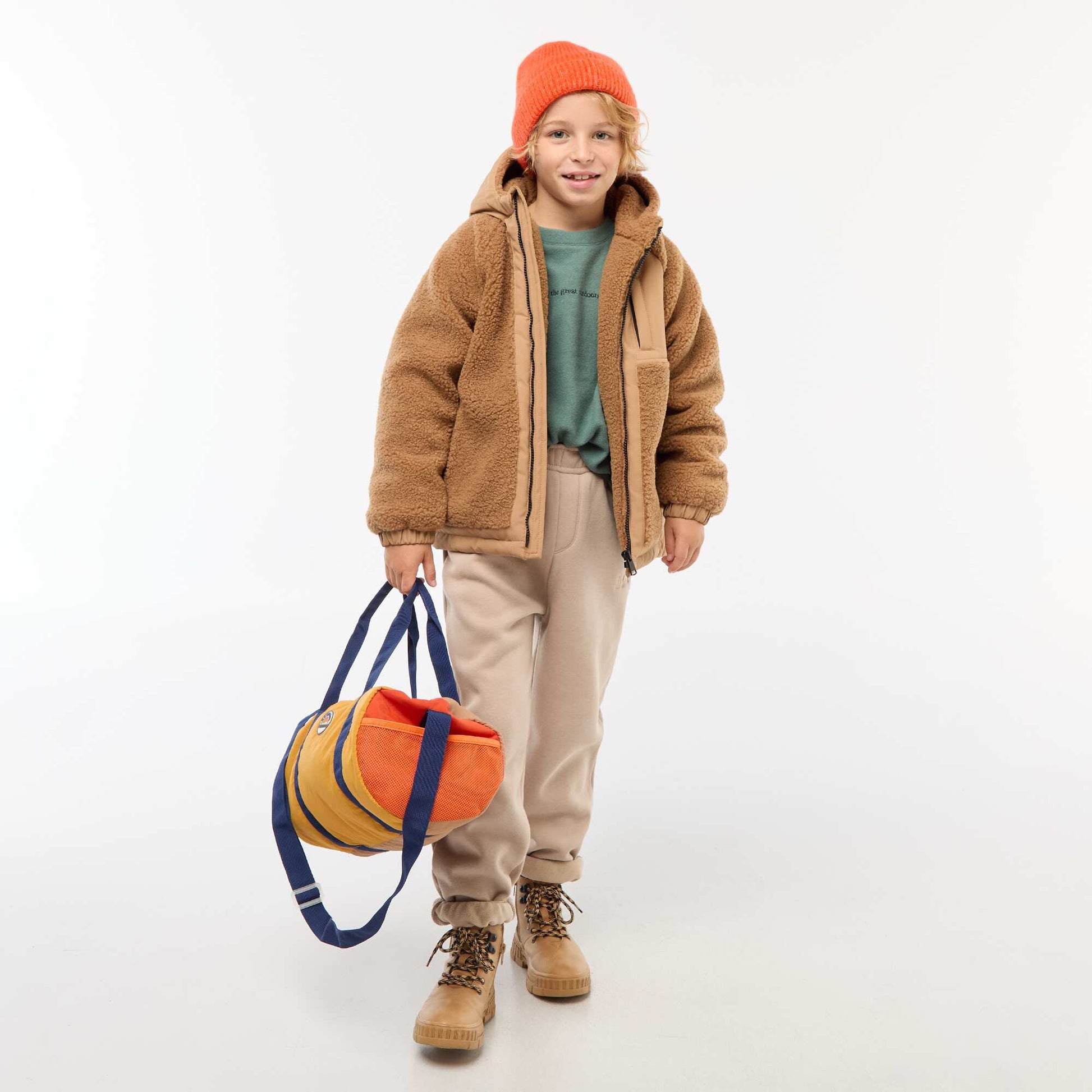 T-shirt loose fit avec animation poitrine VERT