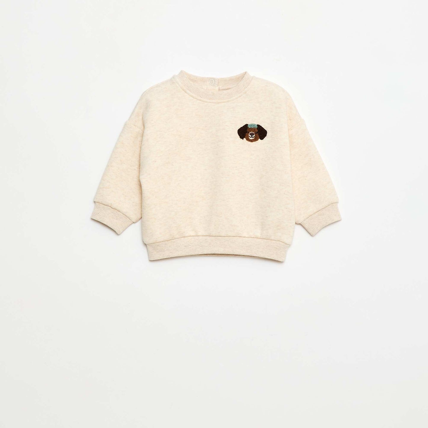 Sweat animé manches longues animé BEIGE