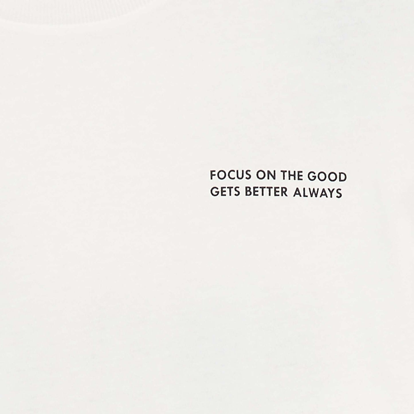 T-shirt imprimé à message BEIGE