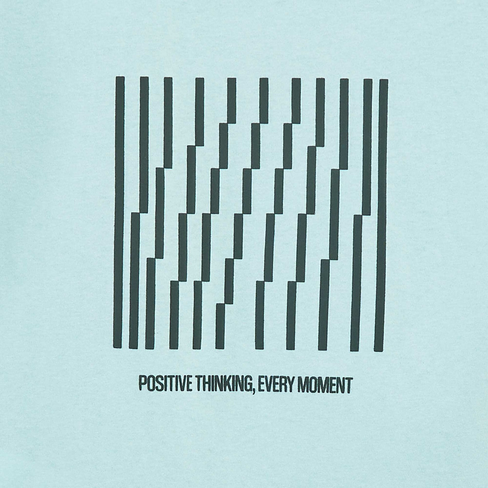 T-shirt imprimé à message BLEU