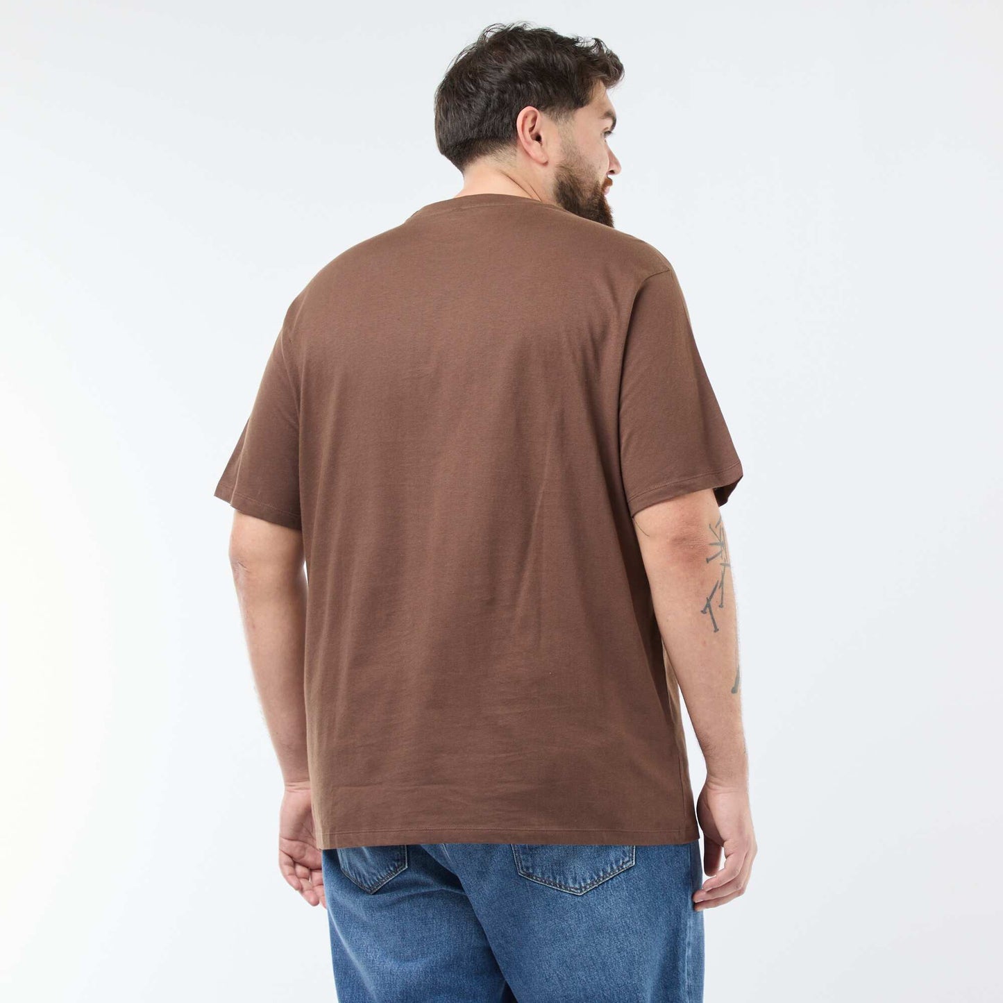 T-shirt imprimé 'One piece' en coton MARRON