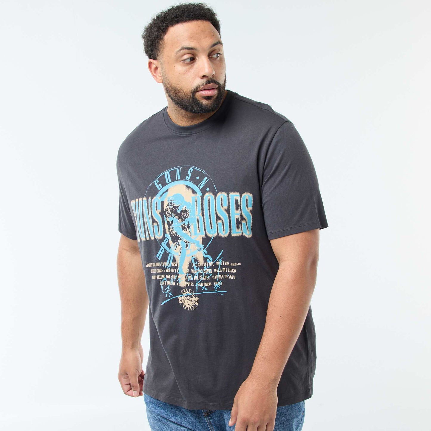Tee-shirt imprimé 'Guns N' Roses' NOIR
