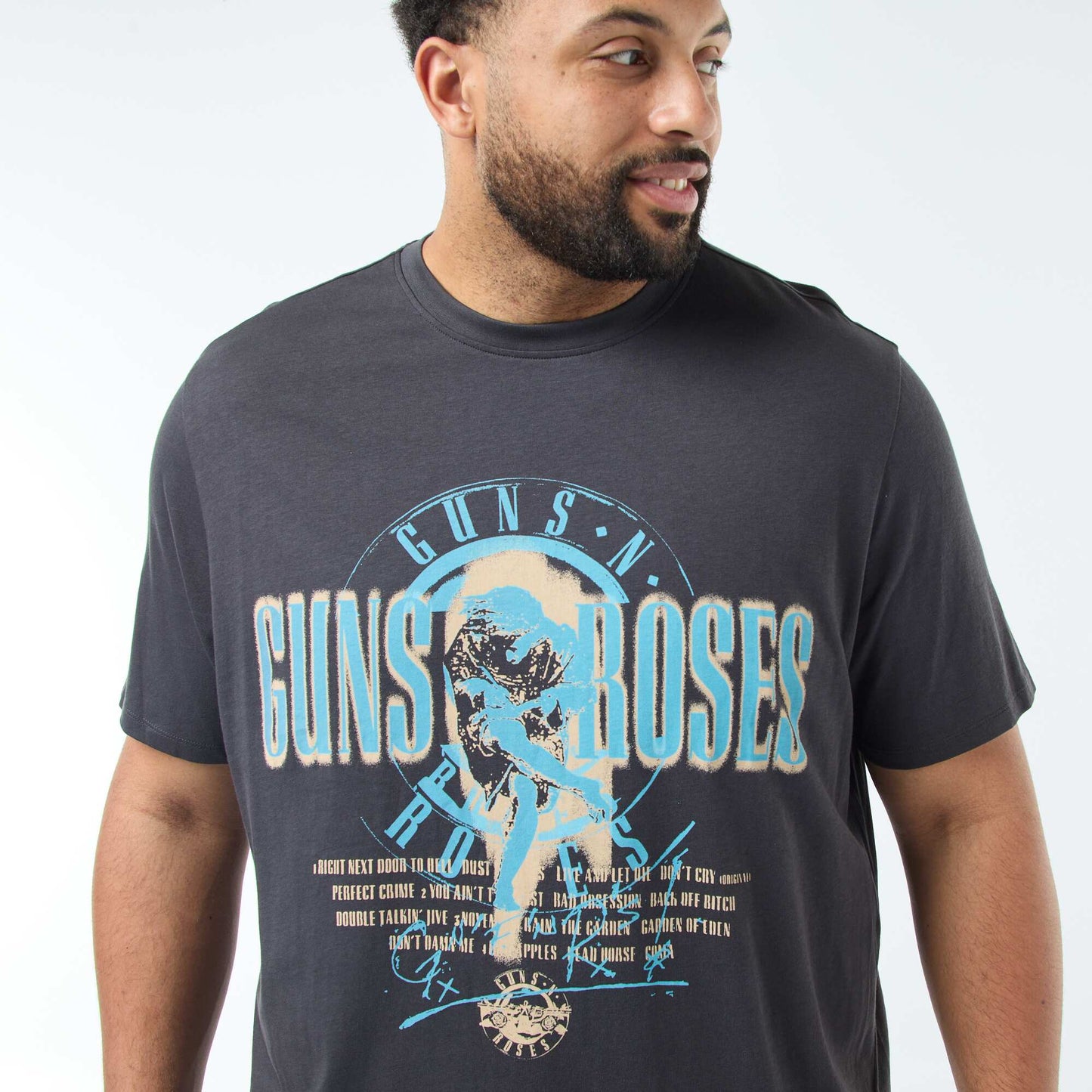 Tee-shirt imprimé 'Guns N' Roses' NOIR