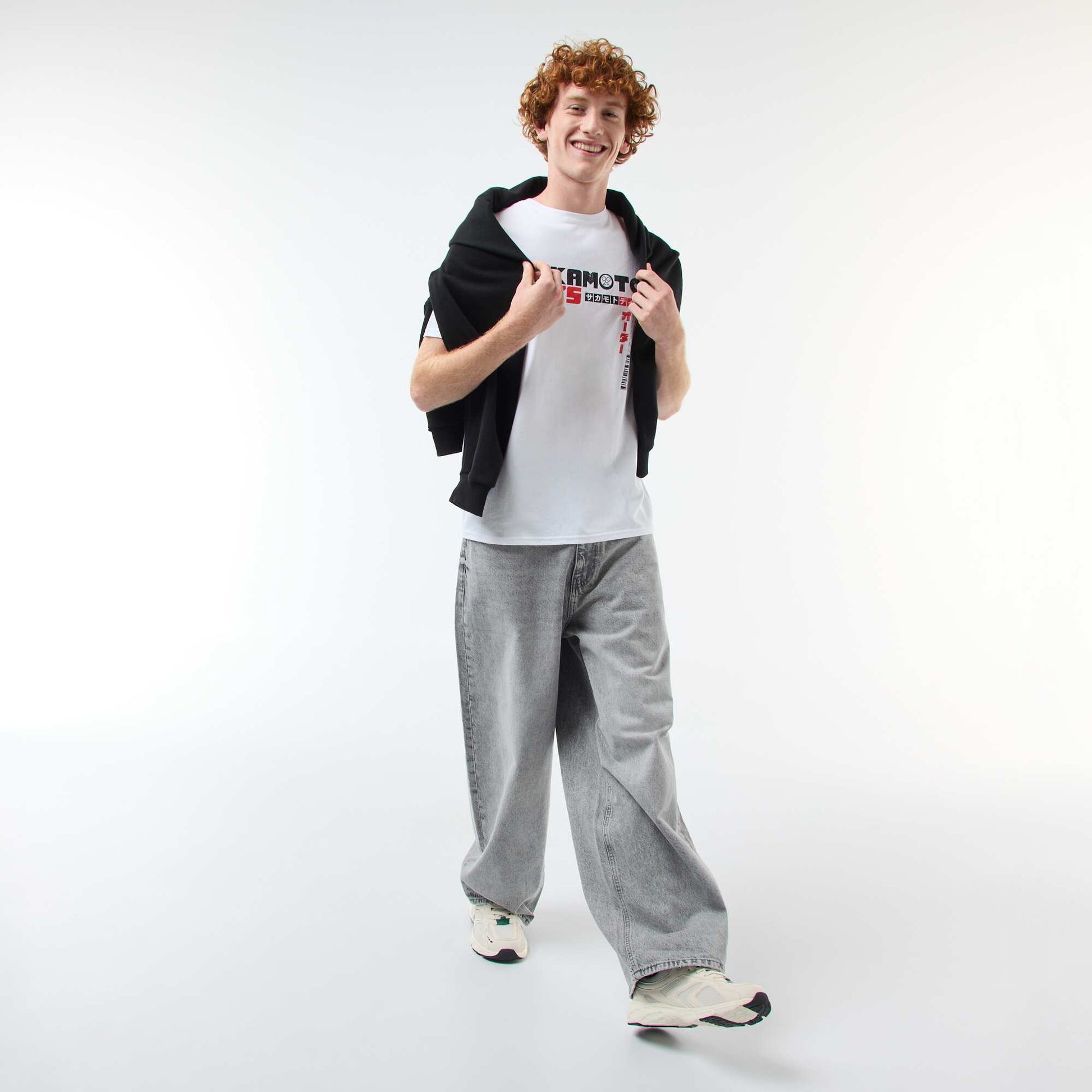 T-shirt Sahinler' 'Sakamoto days' en coton BLANC