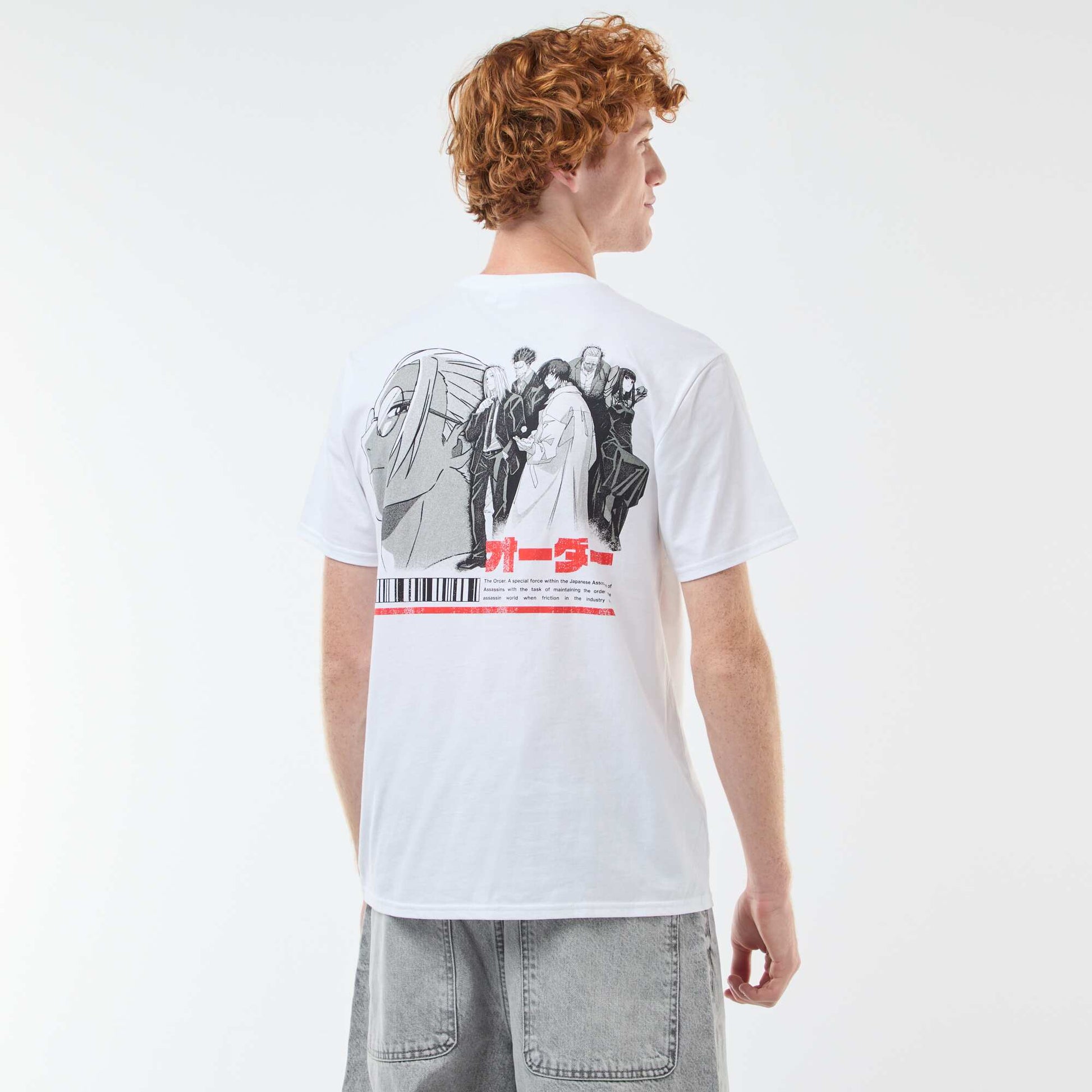 T-shirt Sahinler' 'Sakamoto days' en coton BLANC