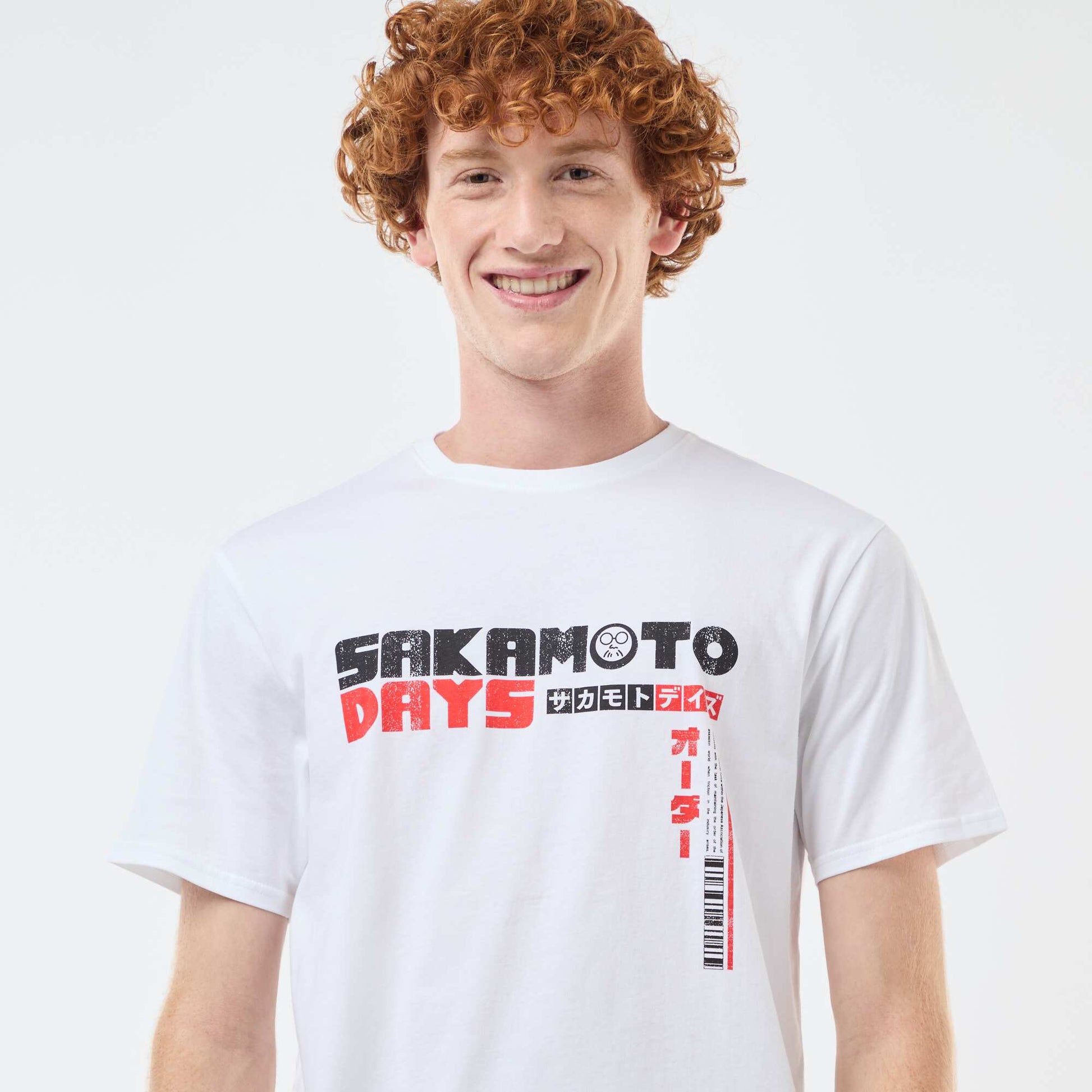 T-shirt Sahinler' 'Sakamoto days' en coton BLANC