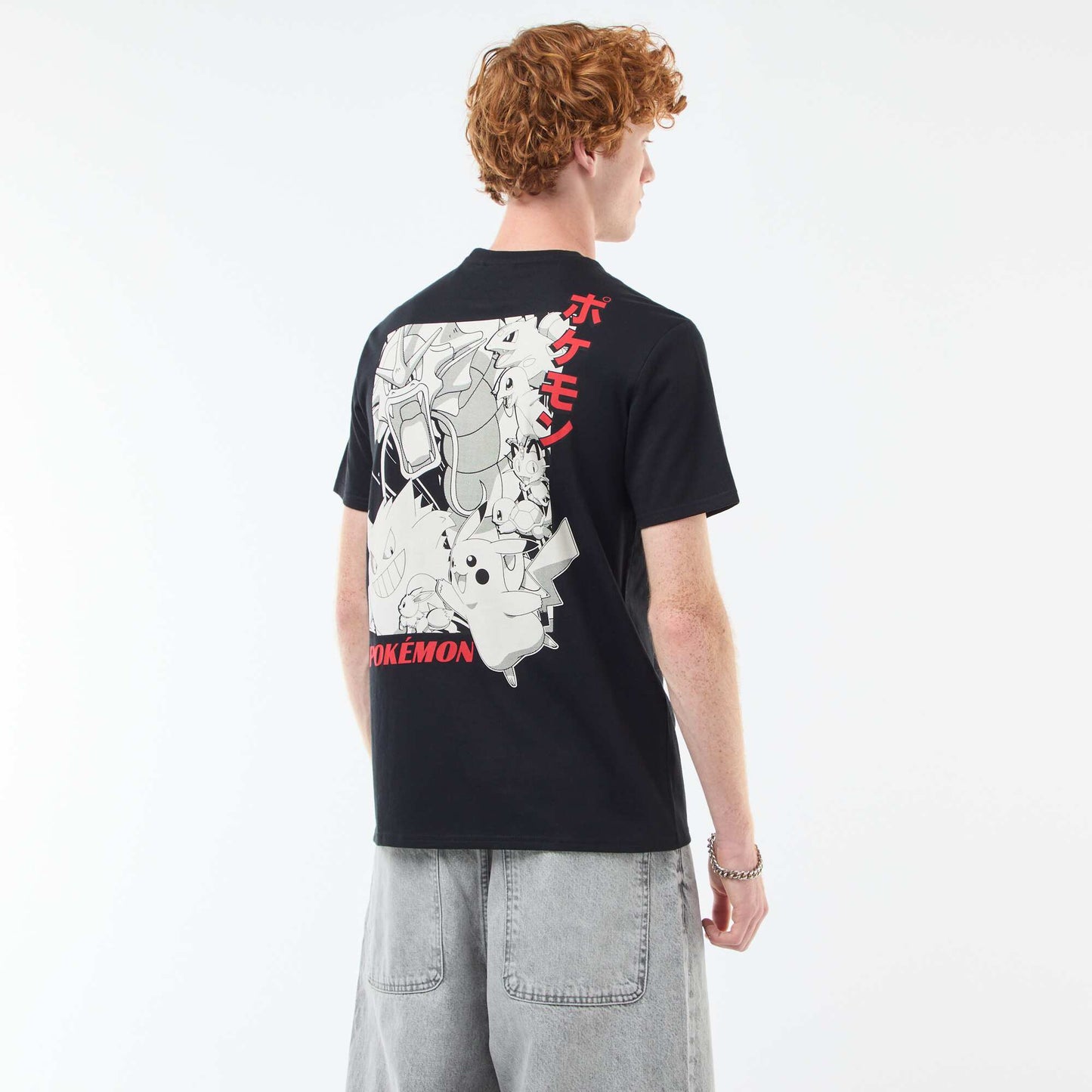 T-shirt 'Sahinler' 'Pokémon' en coton NOIR