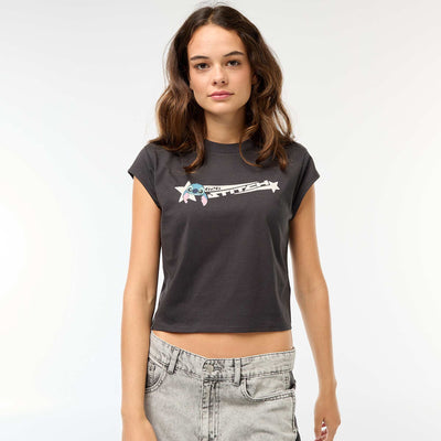 T-shirt court 'Stitch' NOIR
