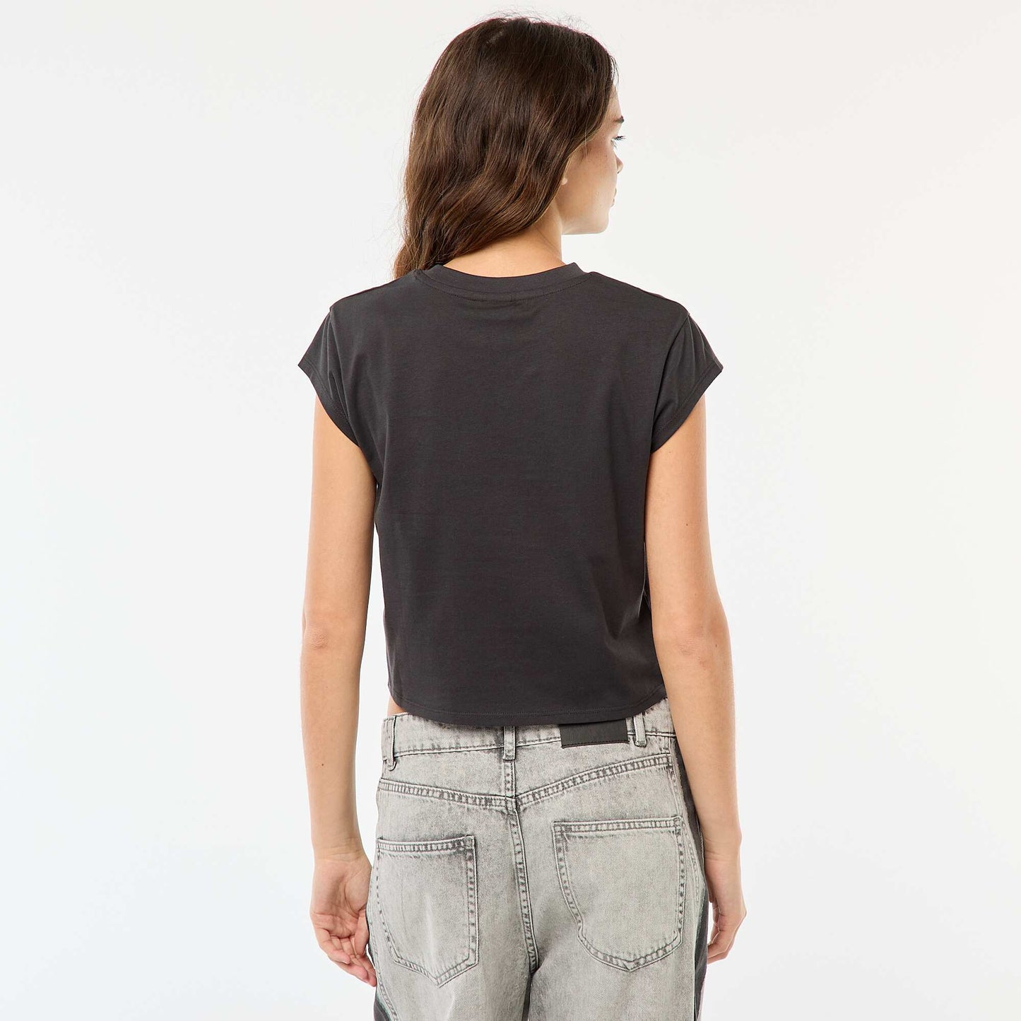 T-shirt court 'Stitch' NOIR