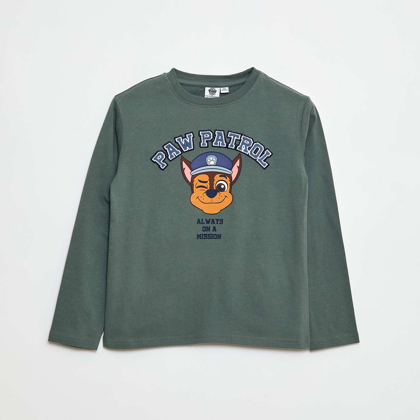 T-shirt 'Pat patrouille' imprimé en coton VERT