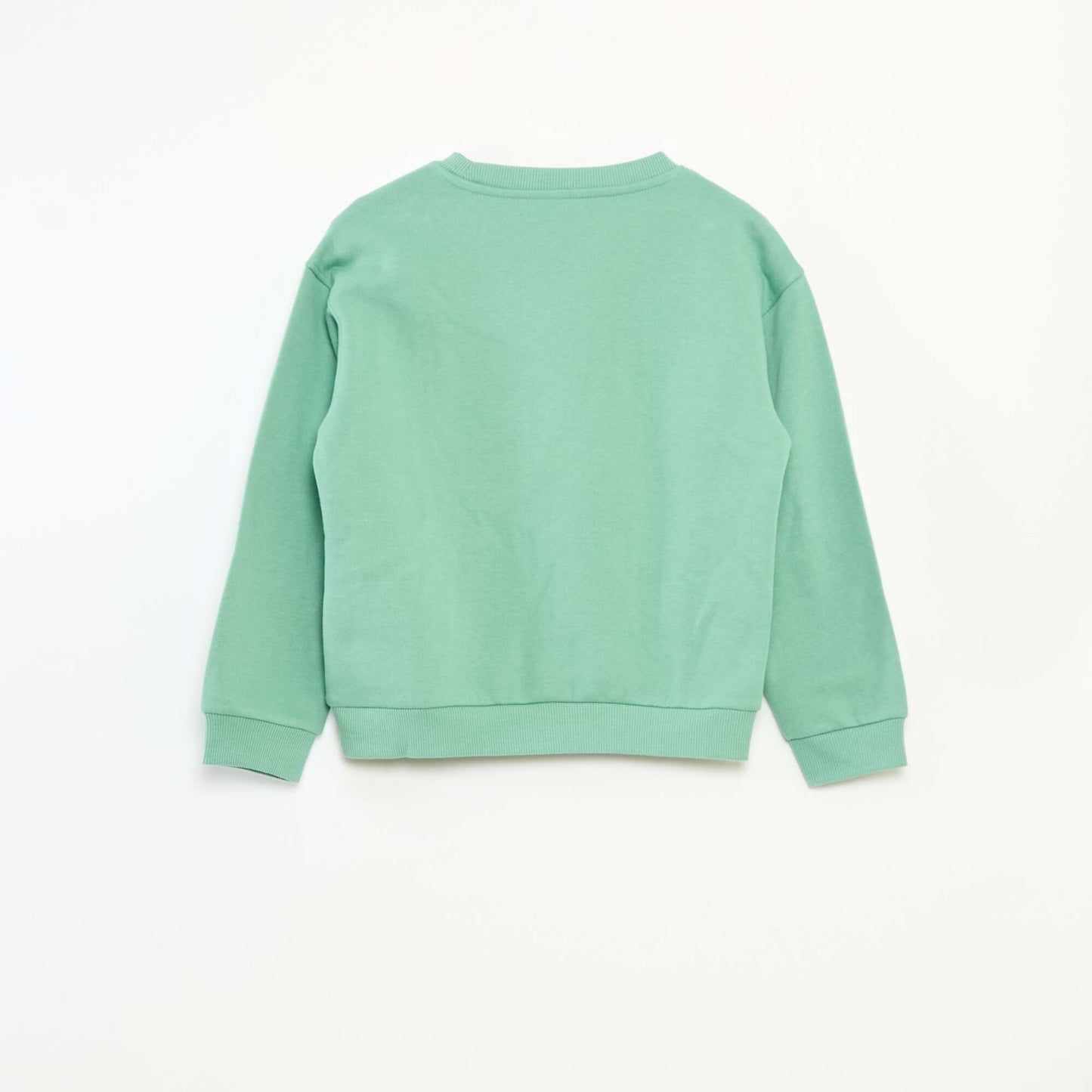 Pull de Noël à motif imprimé en coton VERT