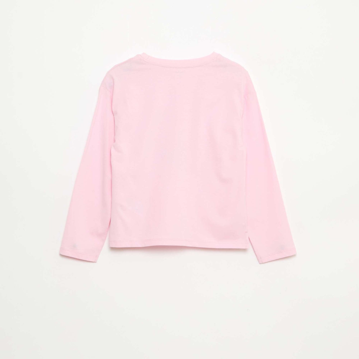 T-shirt manches longues imprimé ROSE
