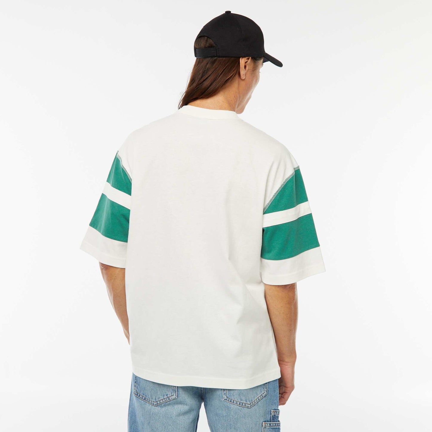 T-shirt imprimé style sport 'New York' à manches courtes VERT