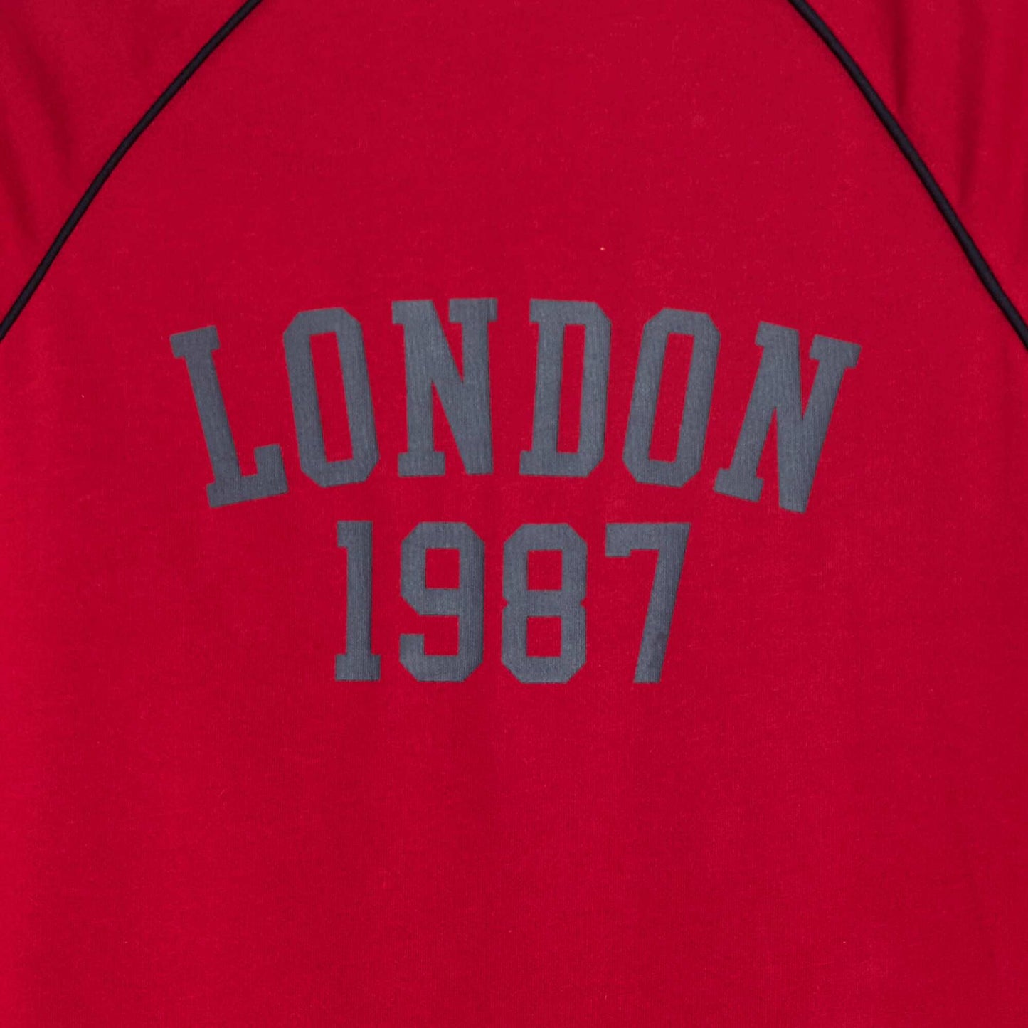 T-shirt en jersey à manches longues ROUGE