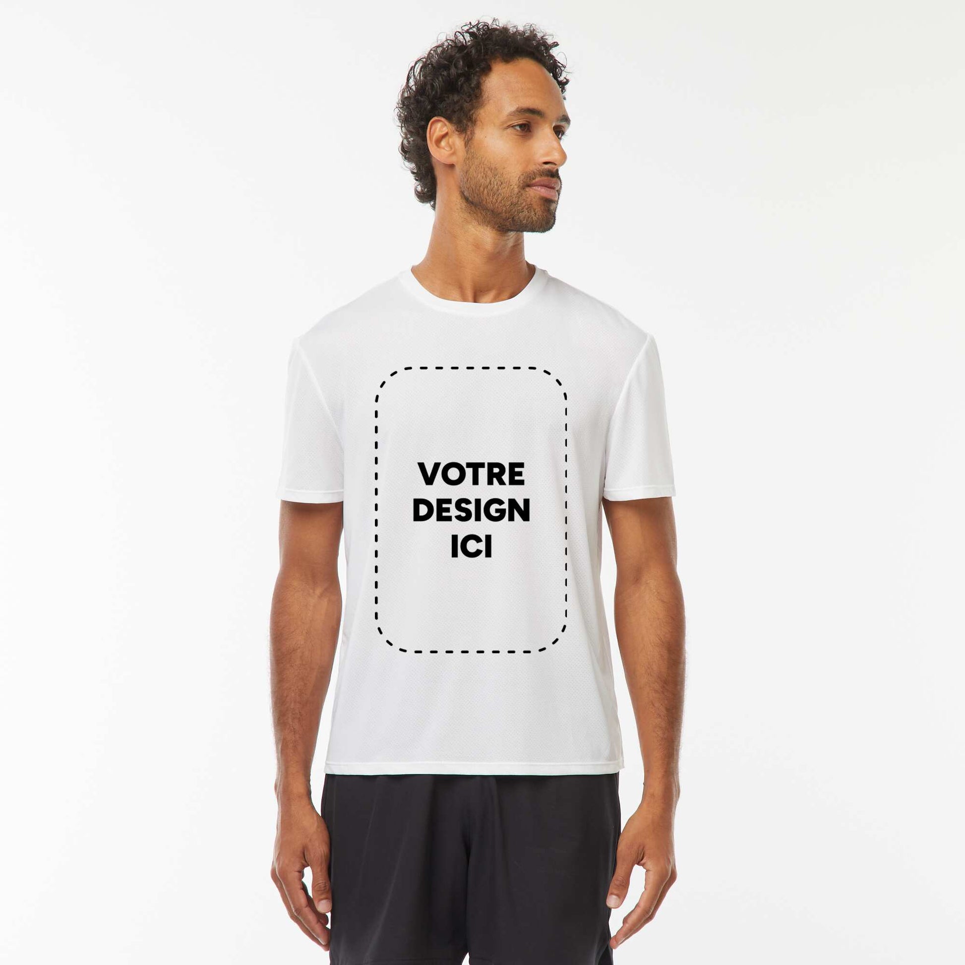 T-shirt polyester 160 Gr BLANC