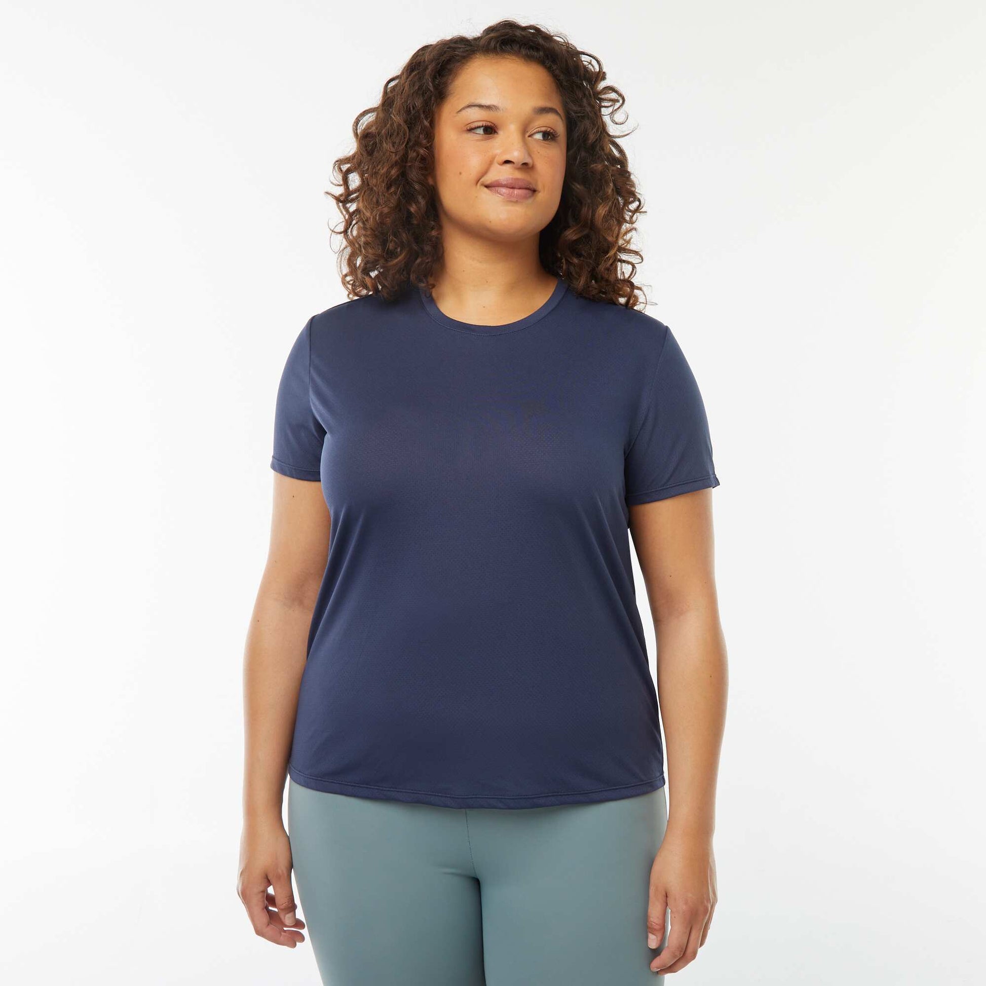 T-shirt polyester 140 Gr BLEU MARINE
