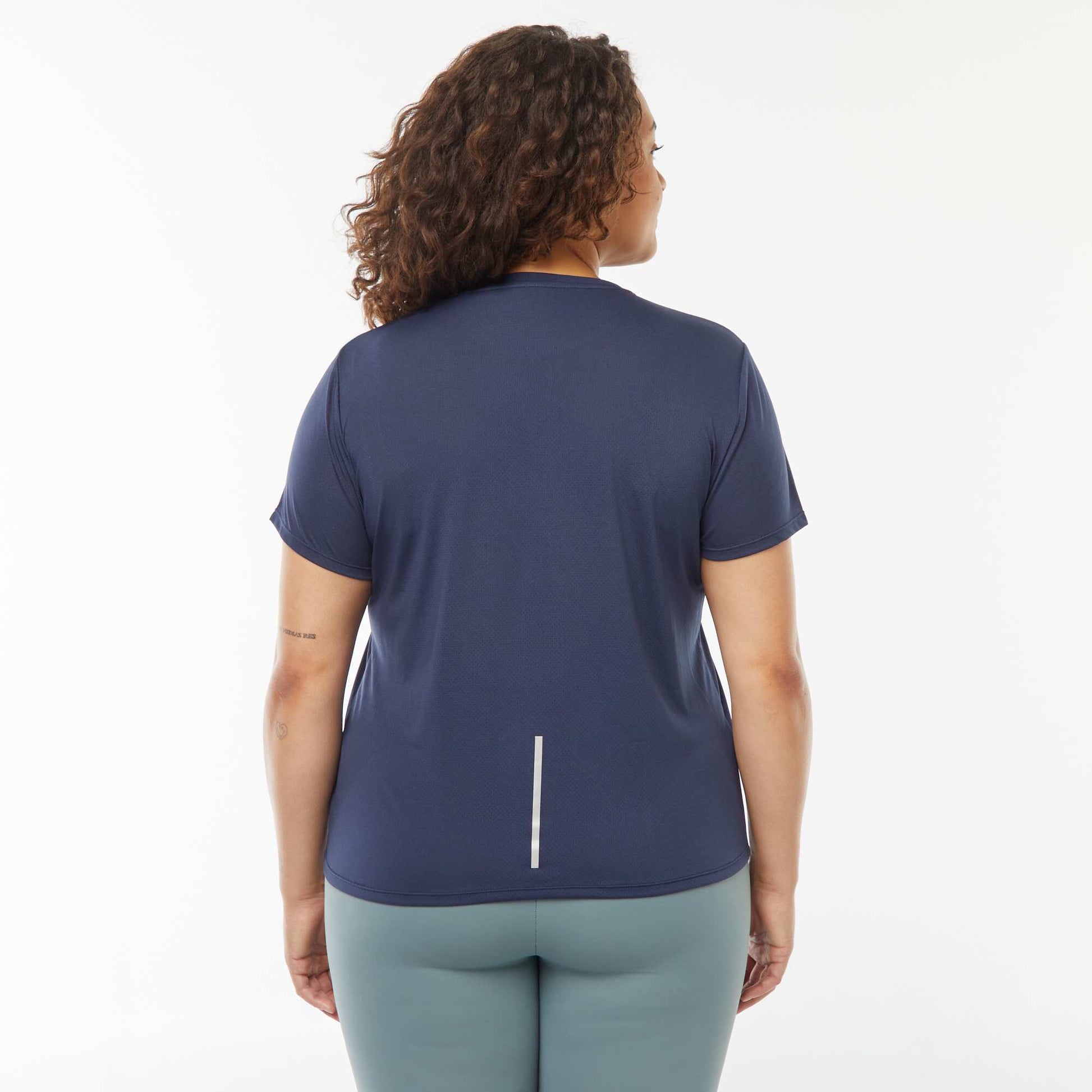 T-shirt polyester 140 Gr BLEU MARINE