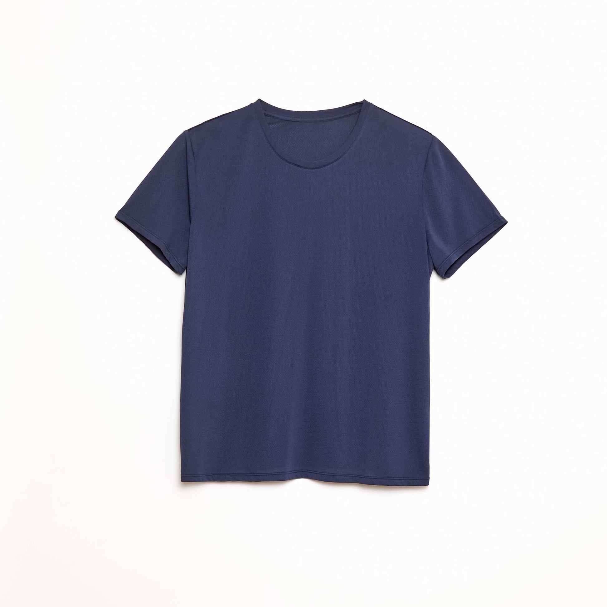 T-shirt polyester 140 Gr BLEU MARINE