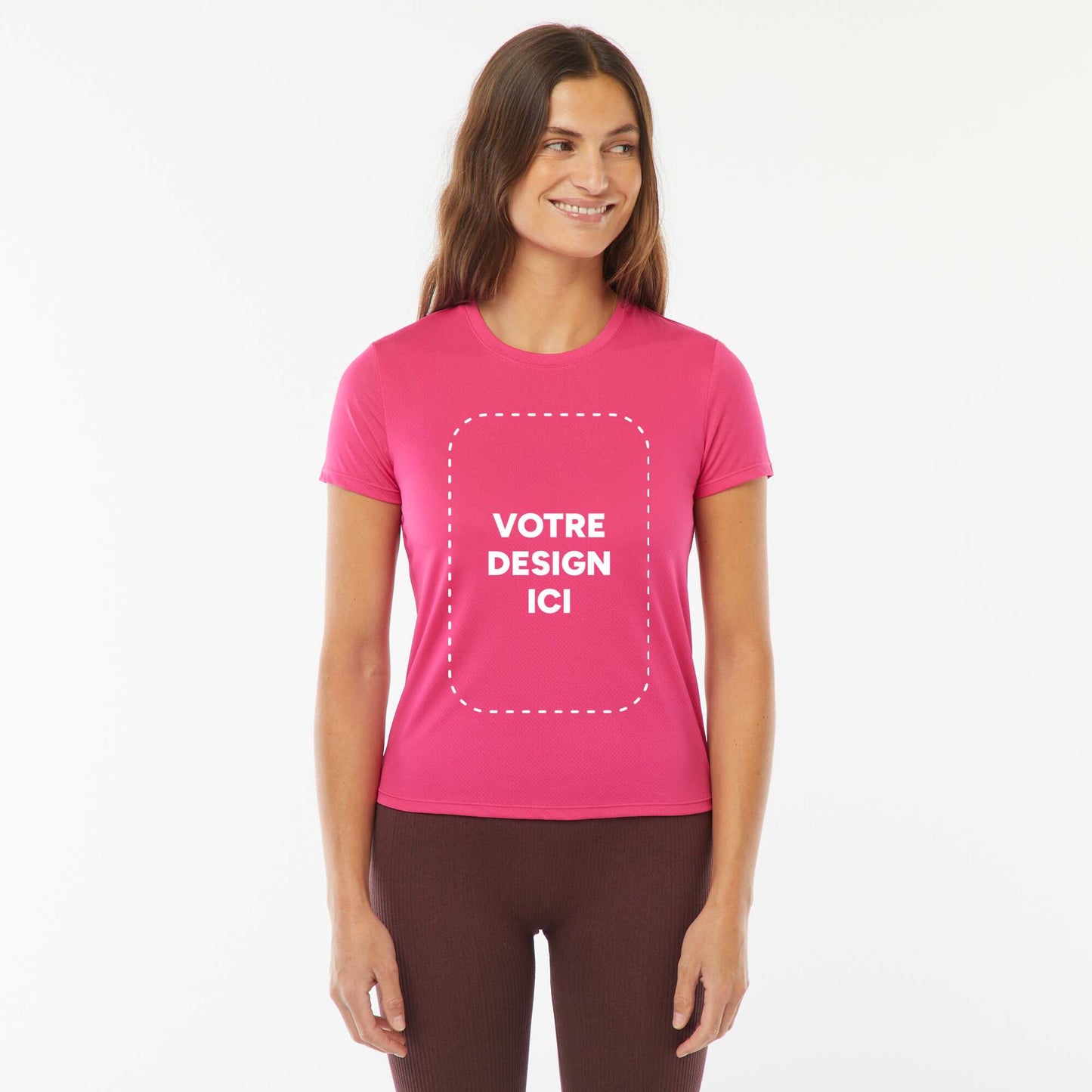 T-shirt polyester 140 Gr ROSE
