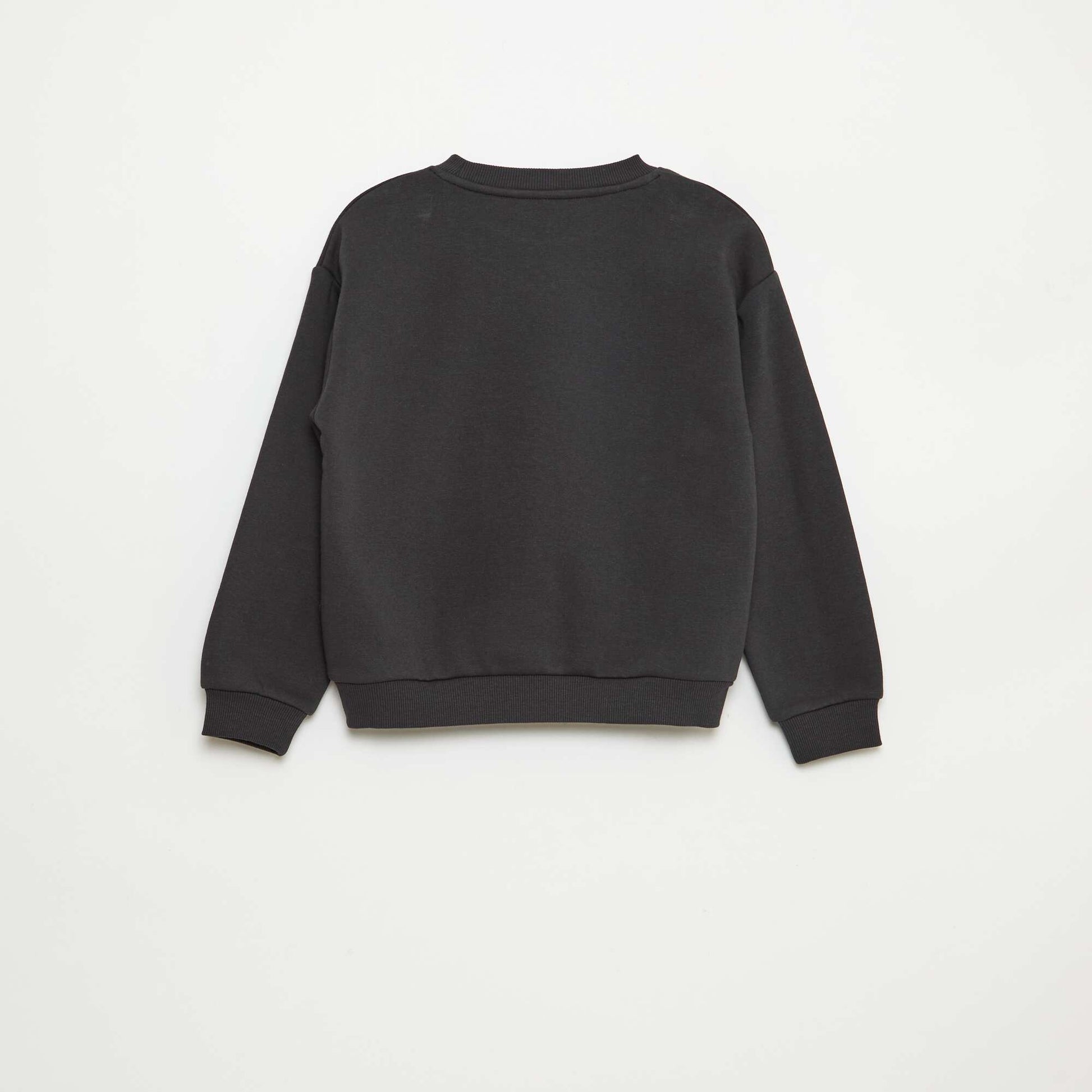 Sweat 'AC/DC' col rond NOIR