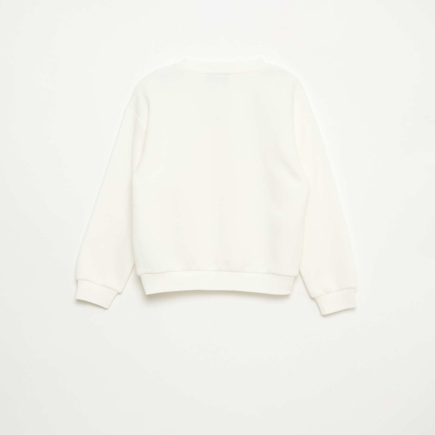 Sweat 'The Rolling Stones' col rond BLANC