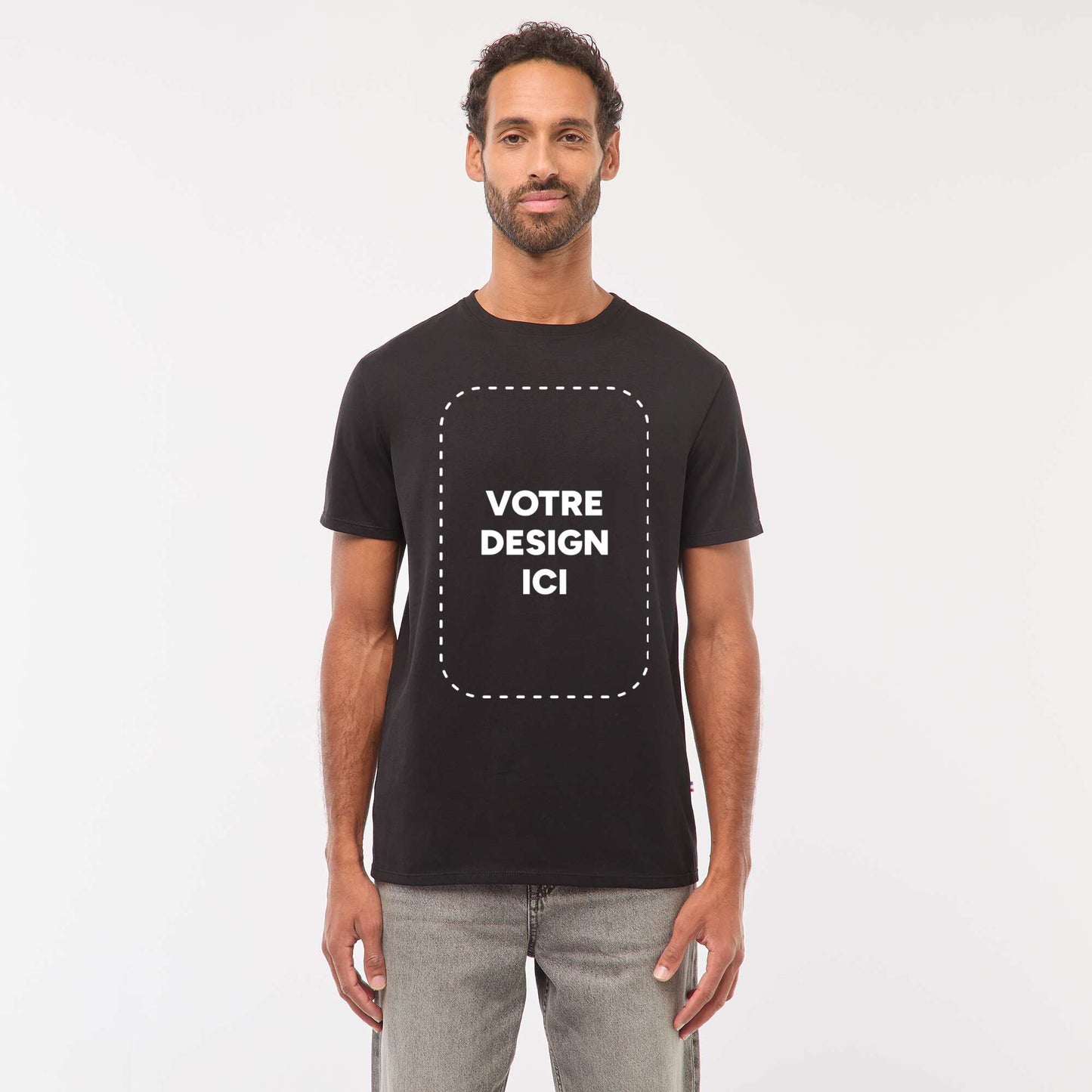 T-shirt coton 160 Gr - unisexe NOIR