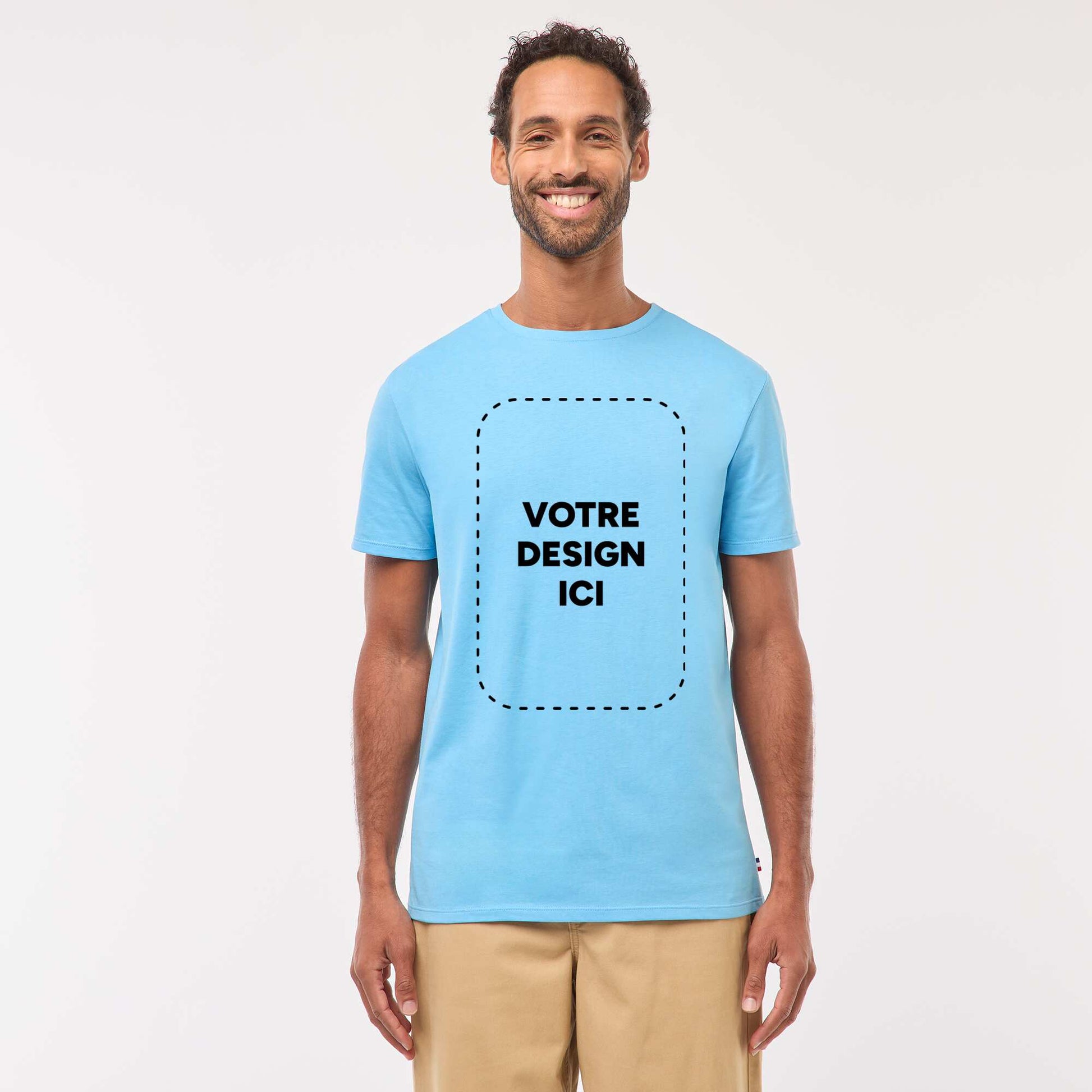 T-shirt coton 160 Gr - unisexe BLEU