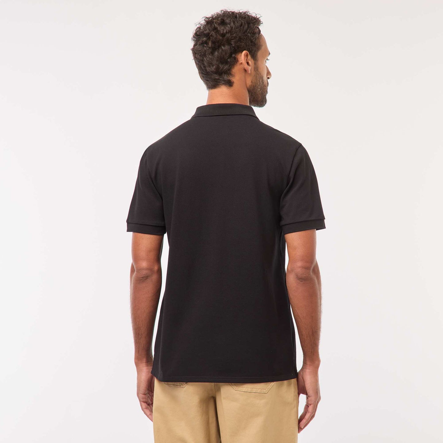 Polo maille piquée coton 220 gr - unisexe NOIR
