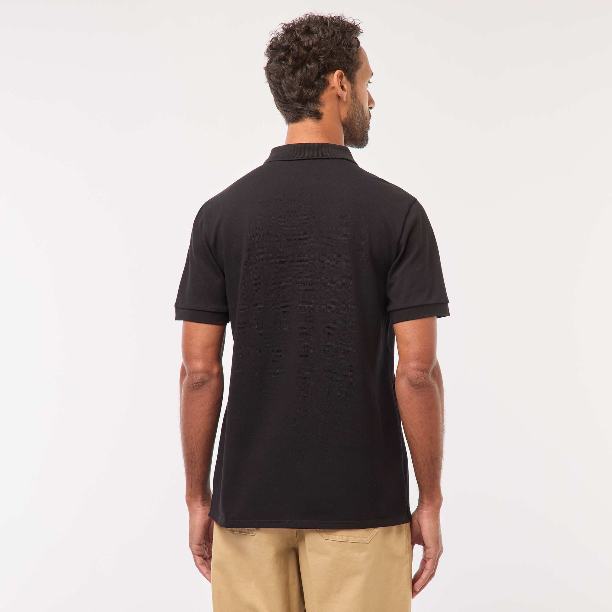 Polo maille piquée coton 220 gr - unisexe NOIR