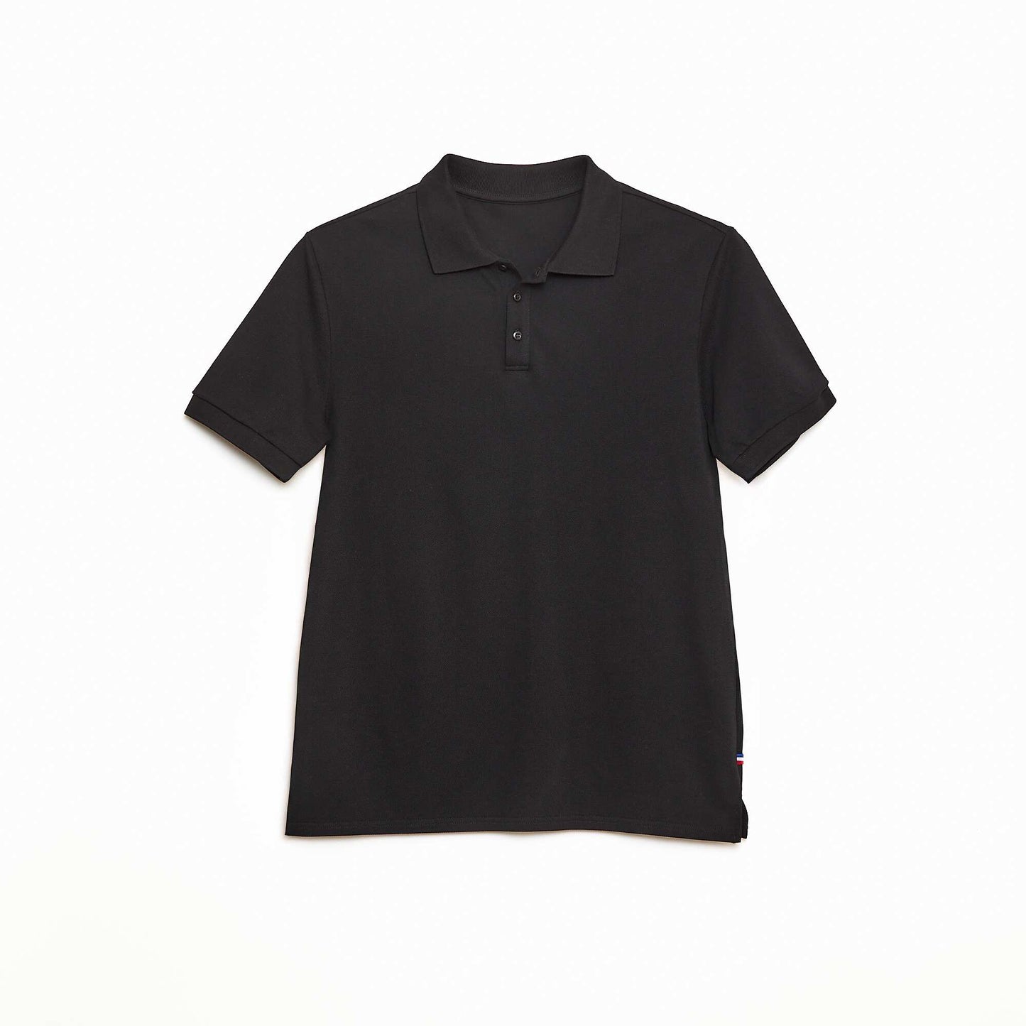 Polo maille piquée coton 220 gr - unisexe NOIR