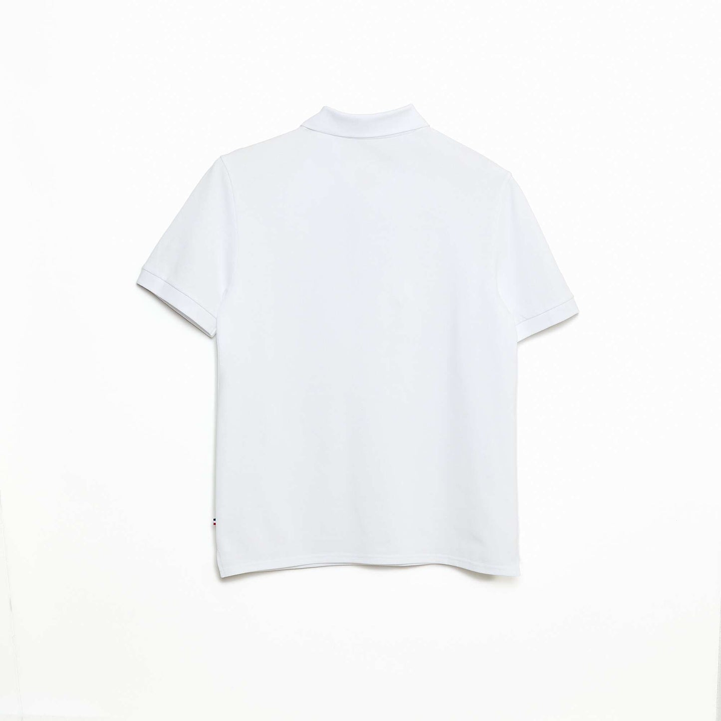 Polo maille piquée coton 220 gr - unisexe BLANC