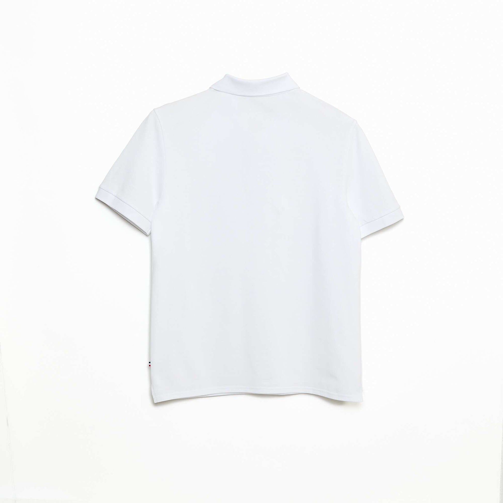 Polo maille piquée coton 220 gr - unisexe BLANC