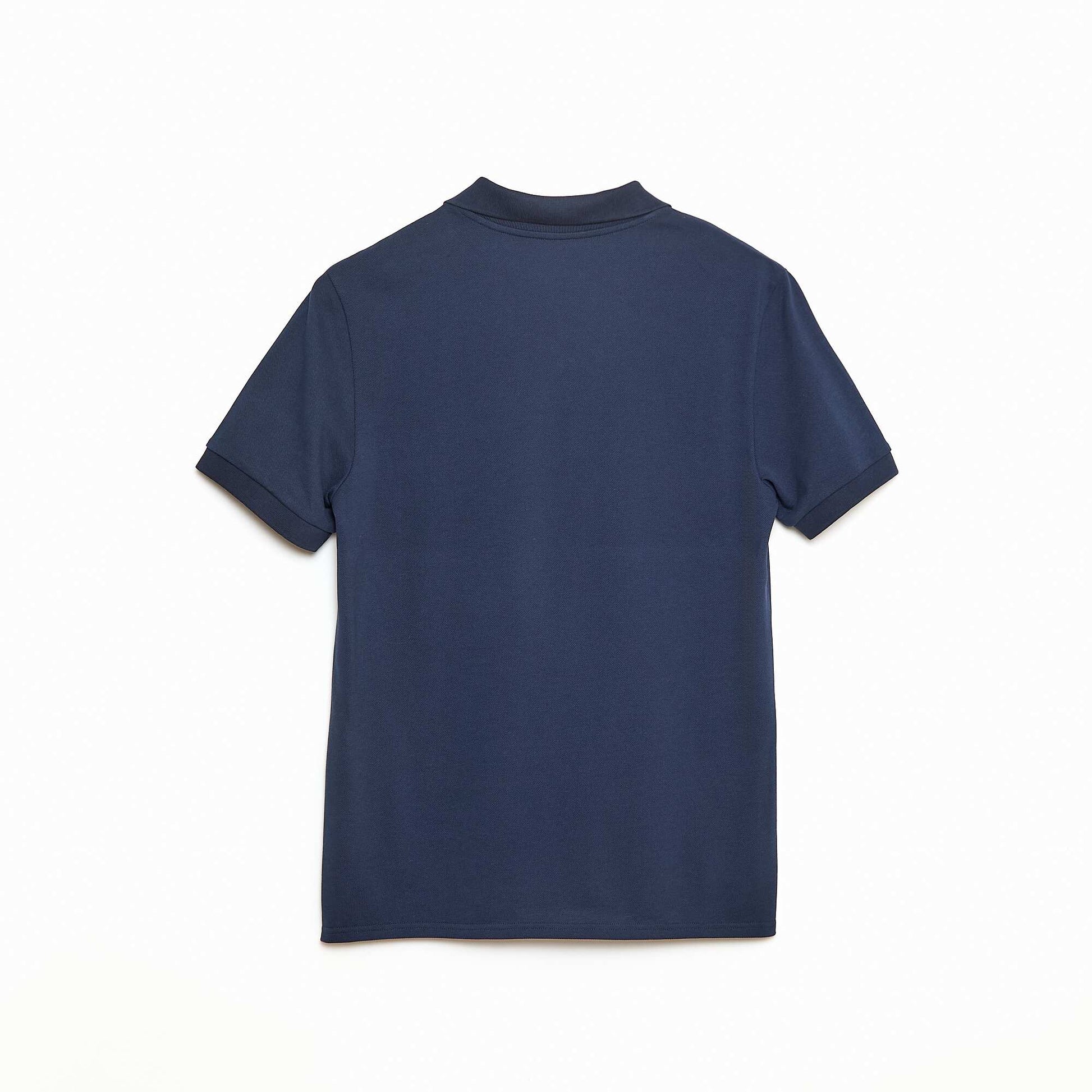 Polo maille piquée coton 220 gr - unisexe BLEU MARINE