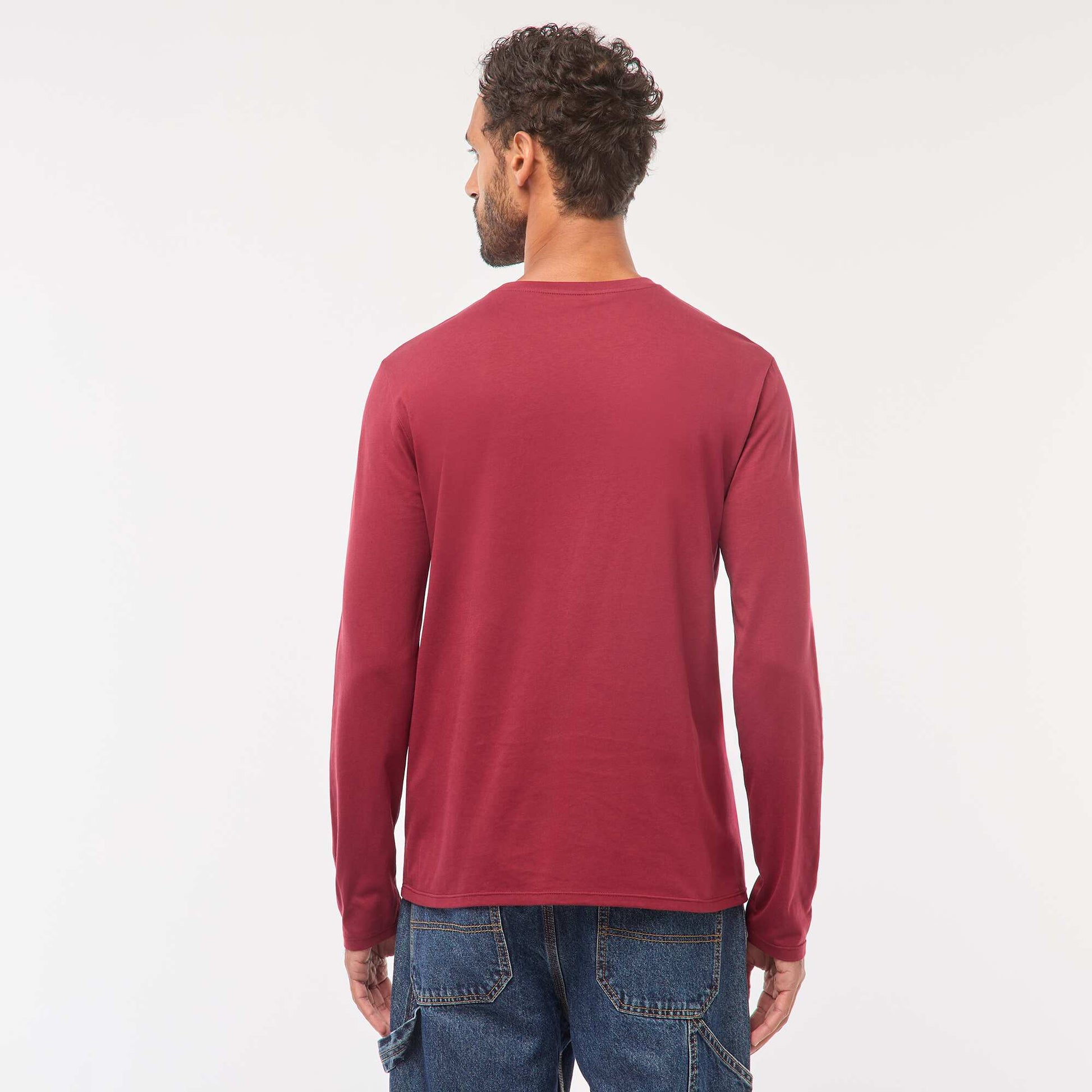 T-shirt coton 160 gr - unisexe BORDEAUX