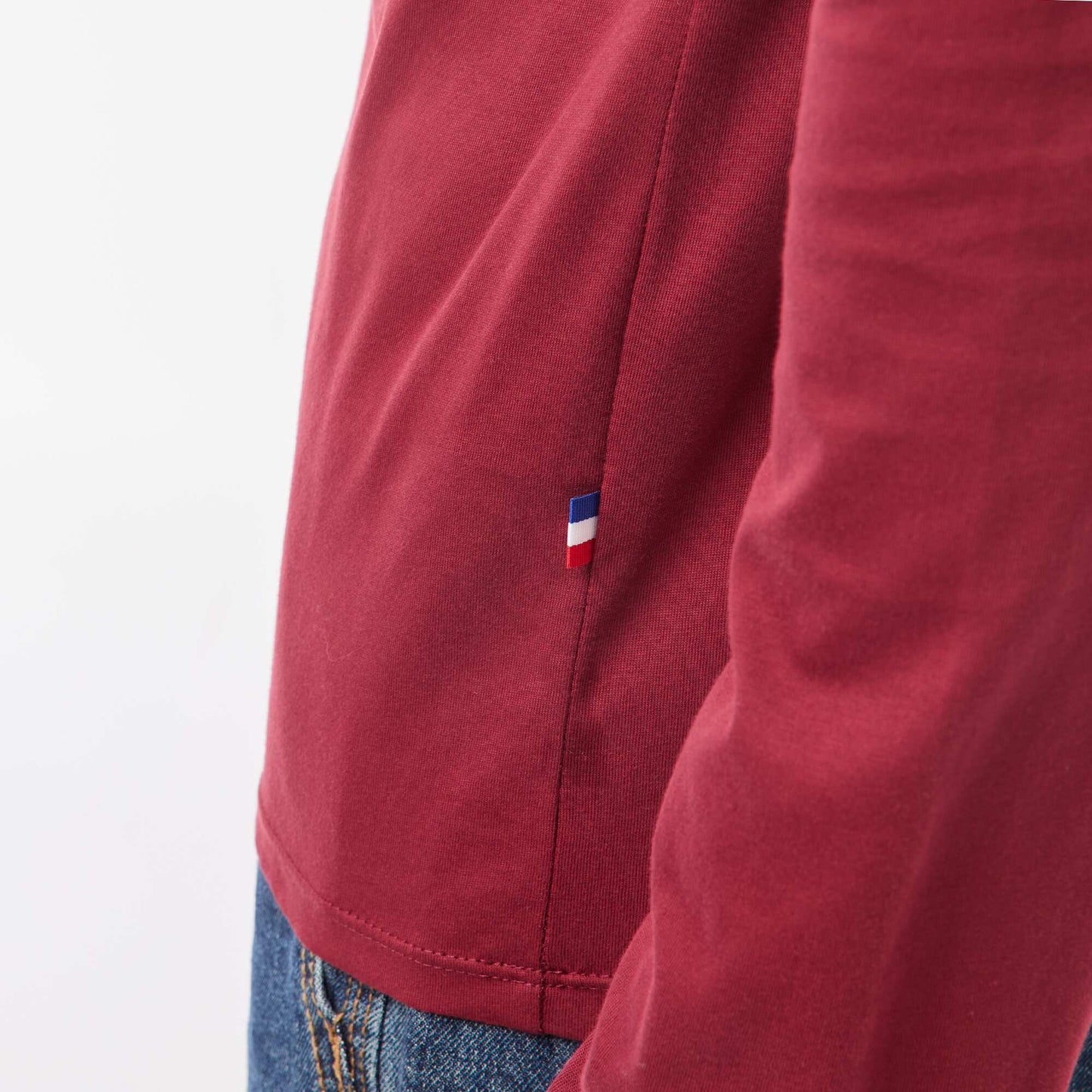 T-shirt coton 160 gr - unisexe BORDEAUX